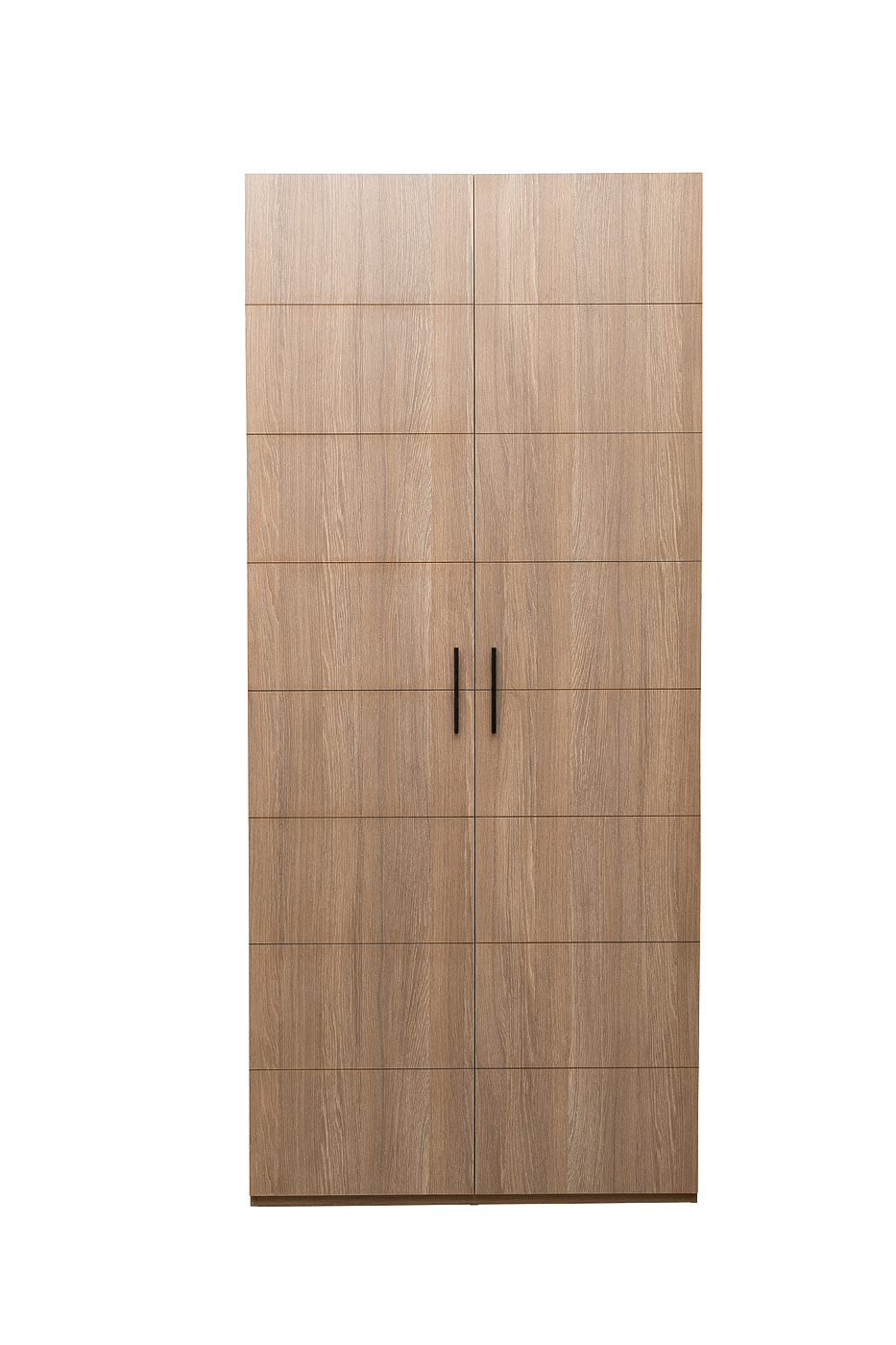 Шкаф двудверный с полками цвет дуб Garda Decor GD-10013/2-3(глухой)