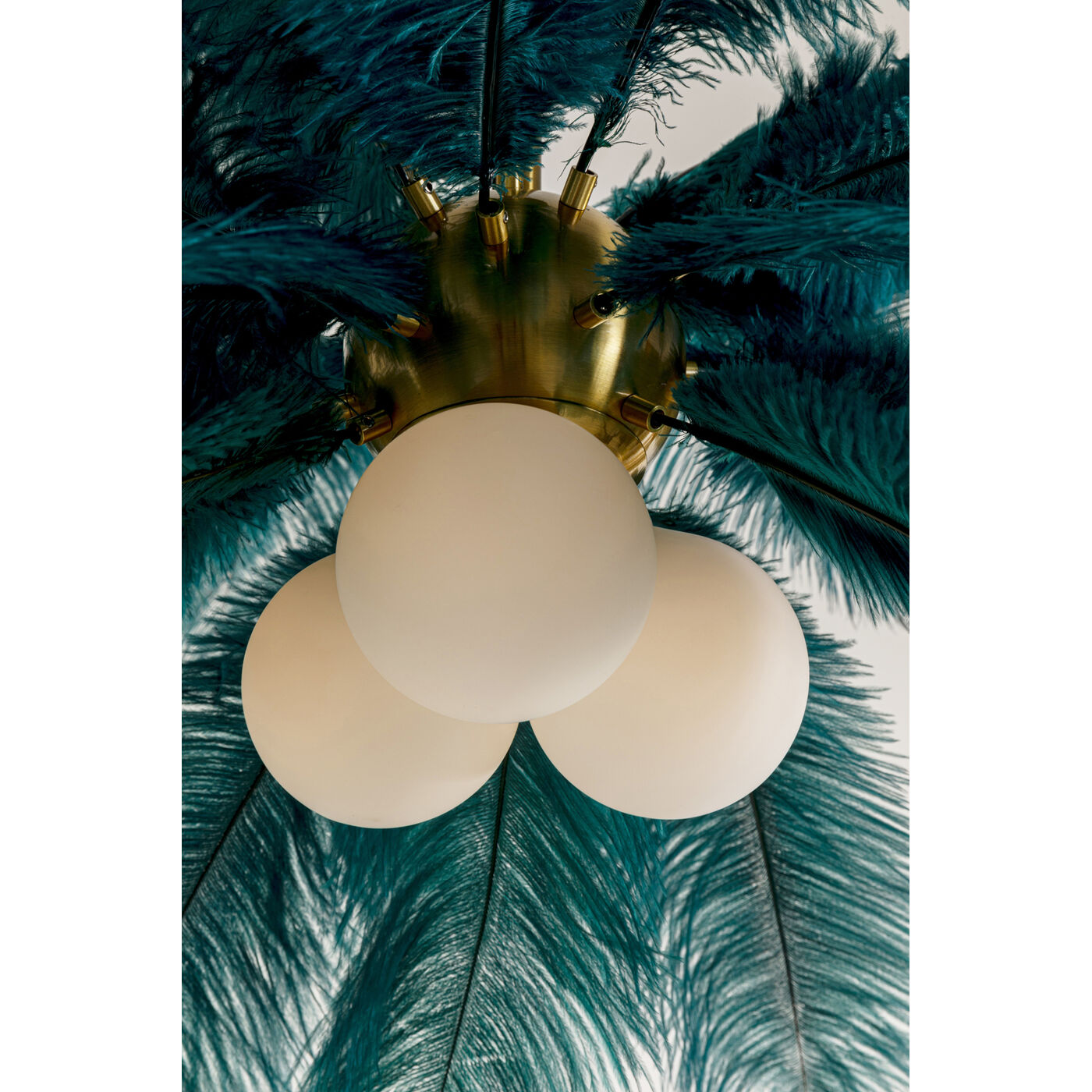 Светильник подвесной Feather Palm Green Ø60cm KARE 57502