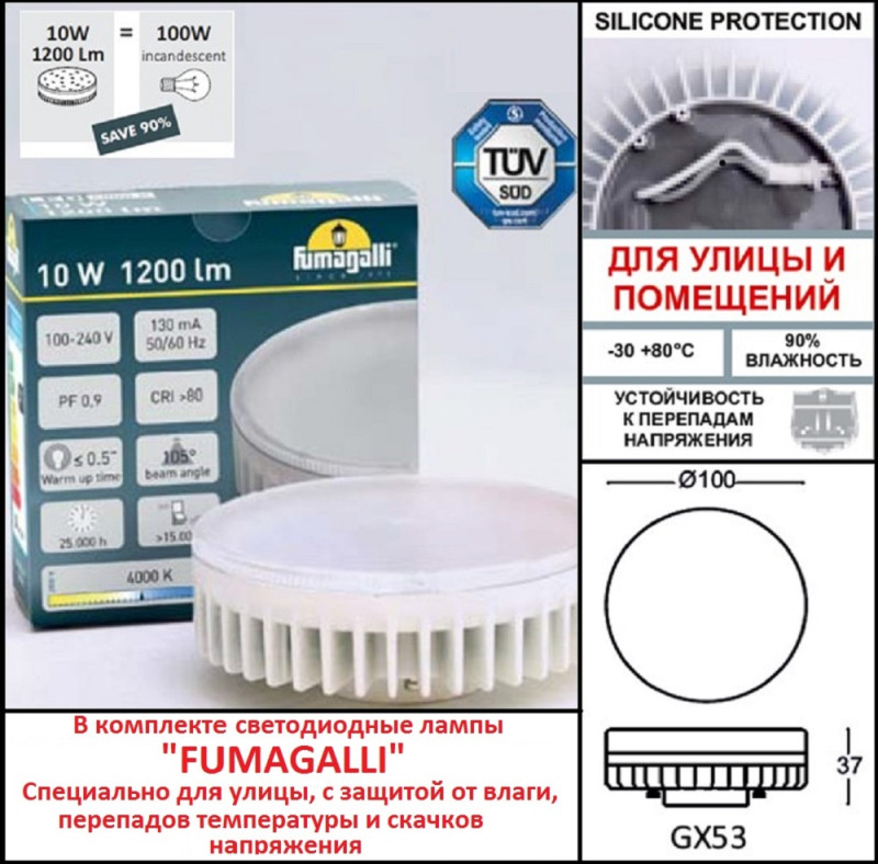Прожектор Fumagalli 4M1.000.000.WXD2L