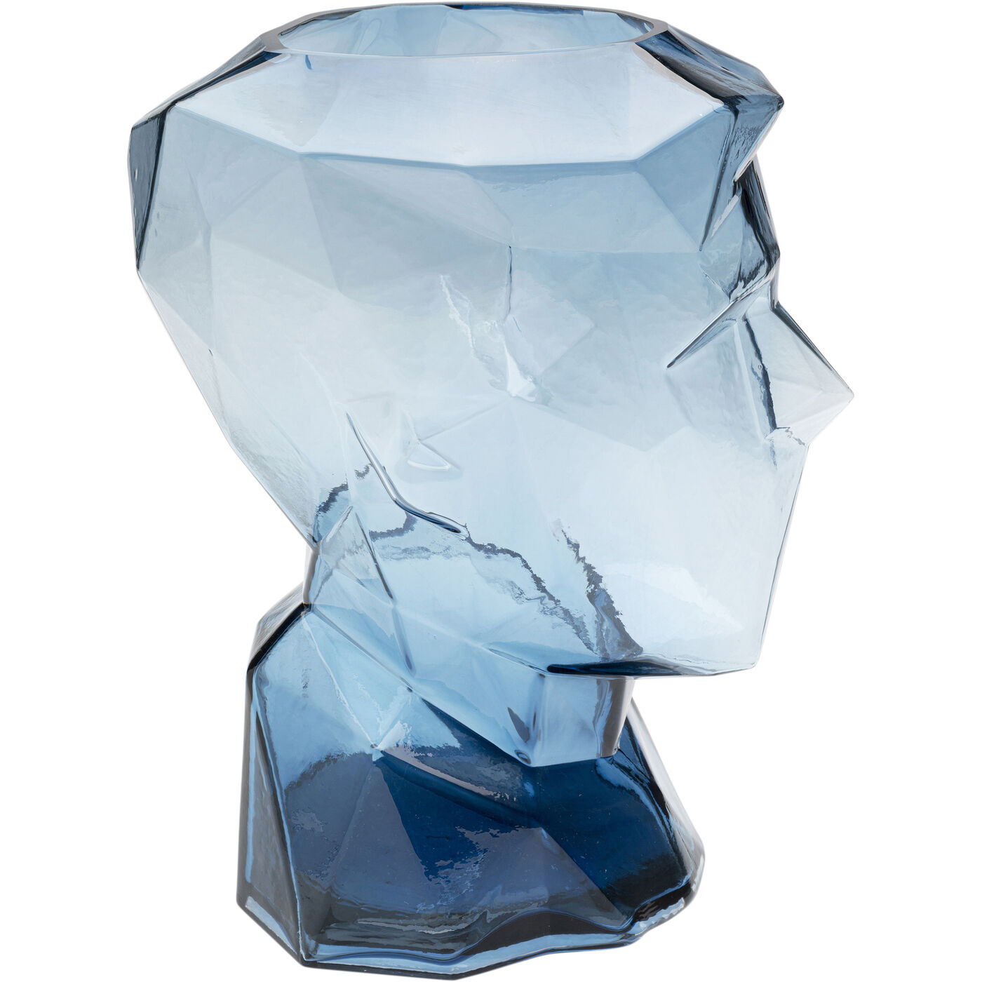 Ваза Prisma Face Blue 30 см KARE 56187