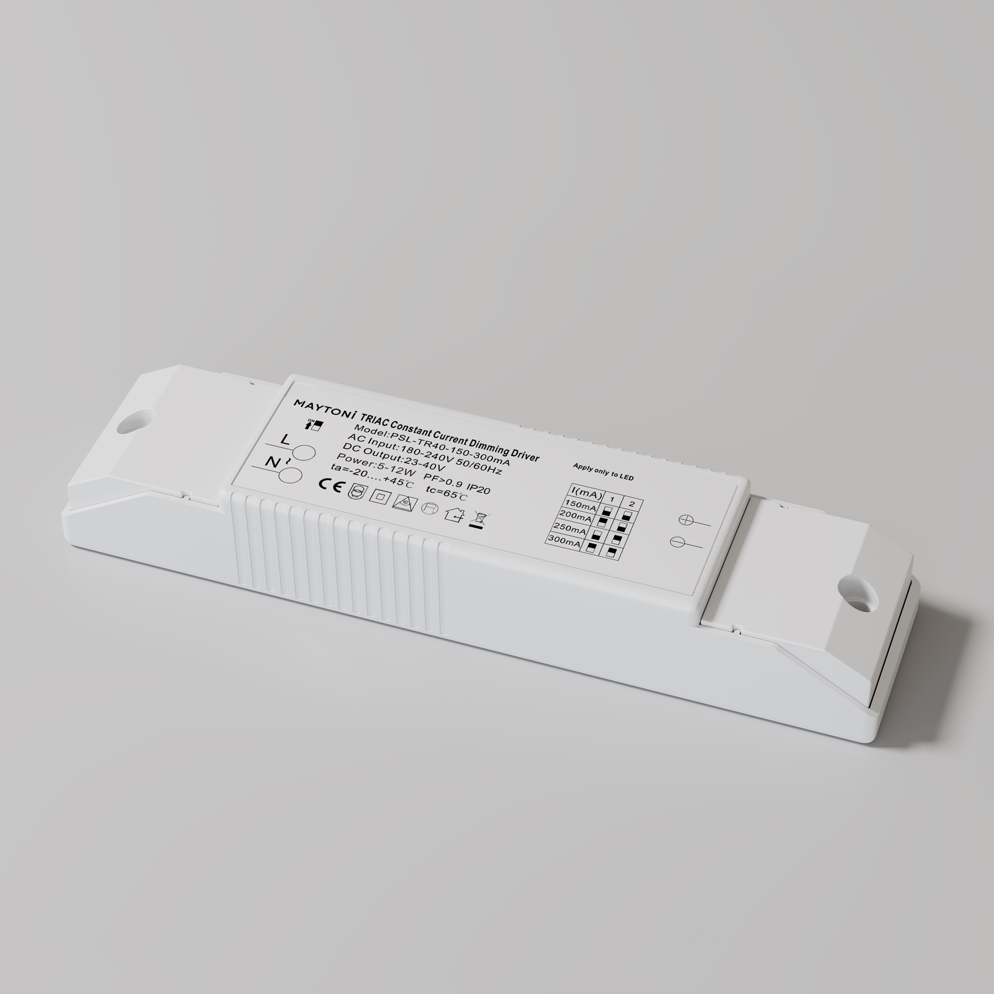 Источник тока Lighting control PSL-TR40-150-300mA