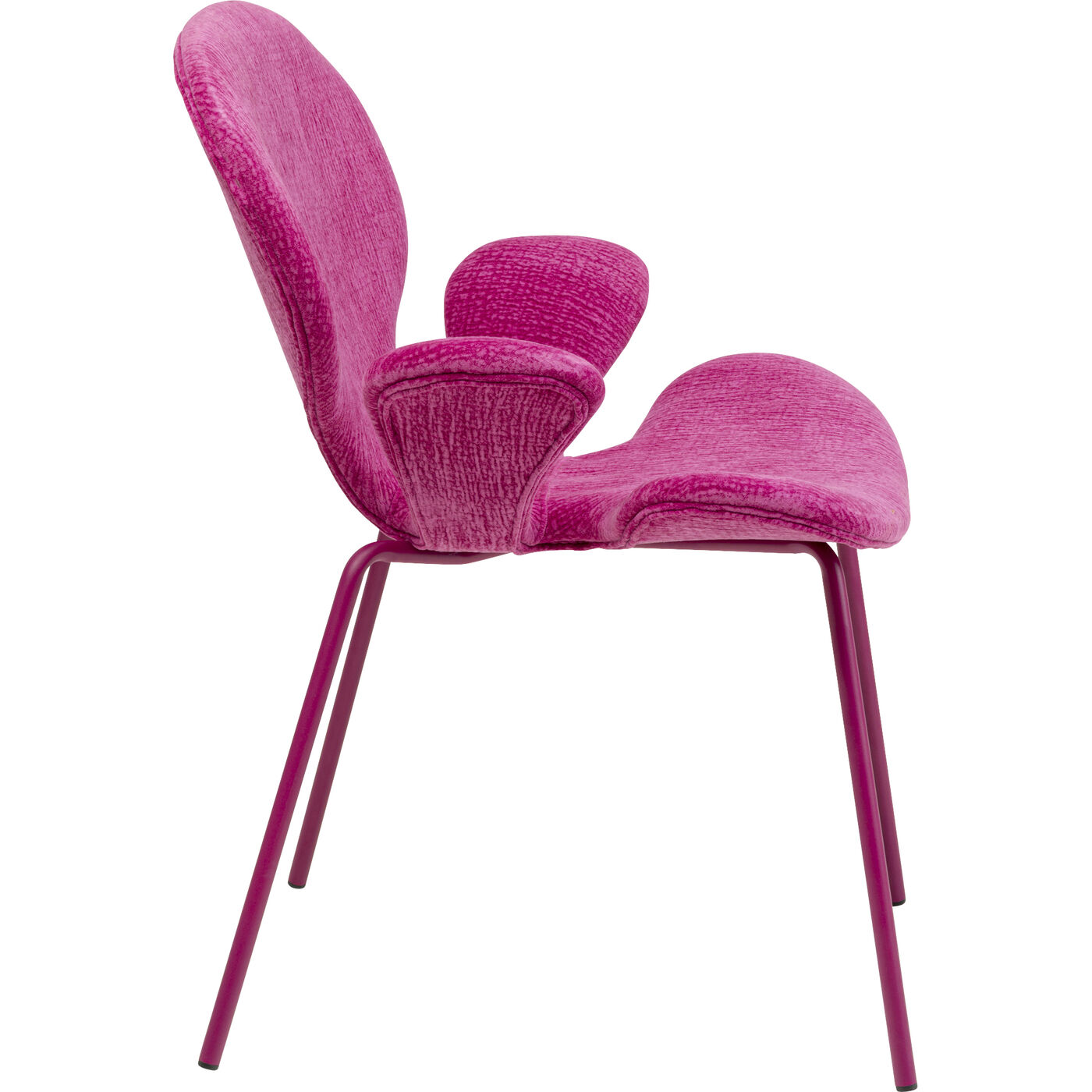Стул с подлокотниками Soft Petal Pink Mono KARE 71246