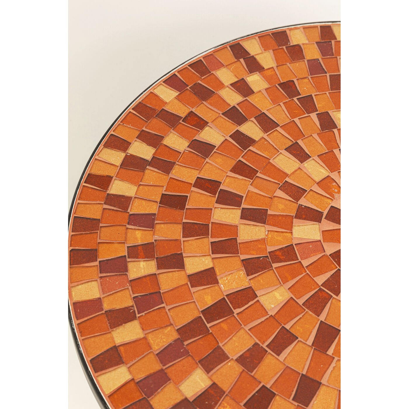 Приставной стол Clack Mosaic Orange Ø35cm KARE 70315