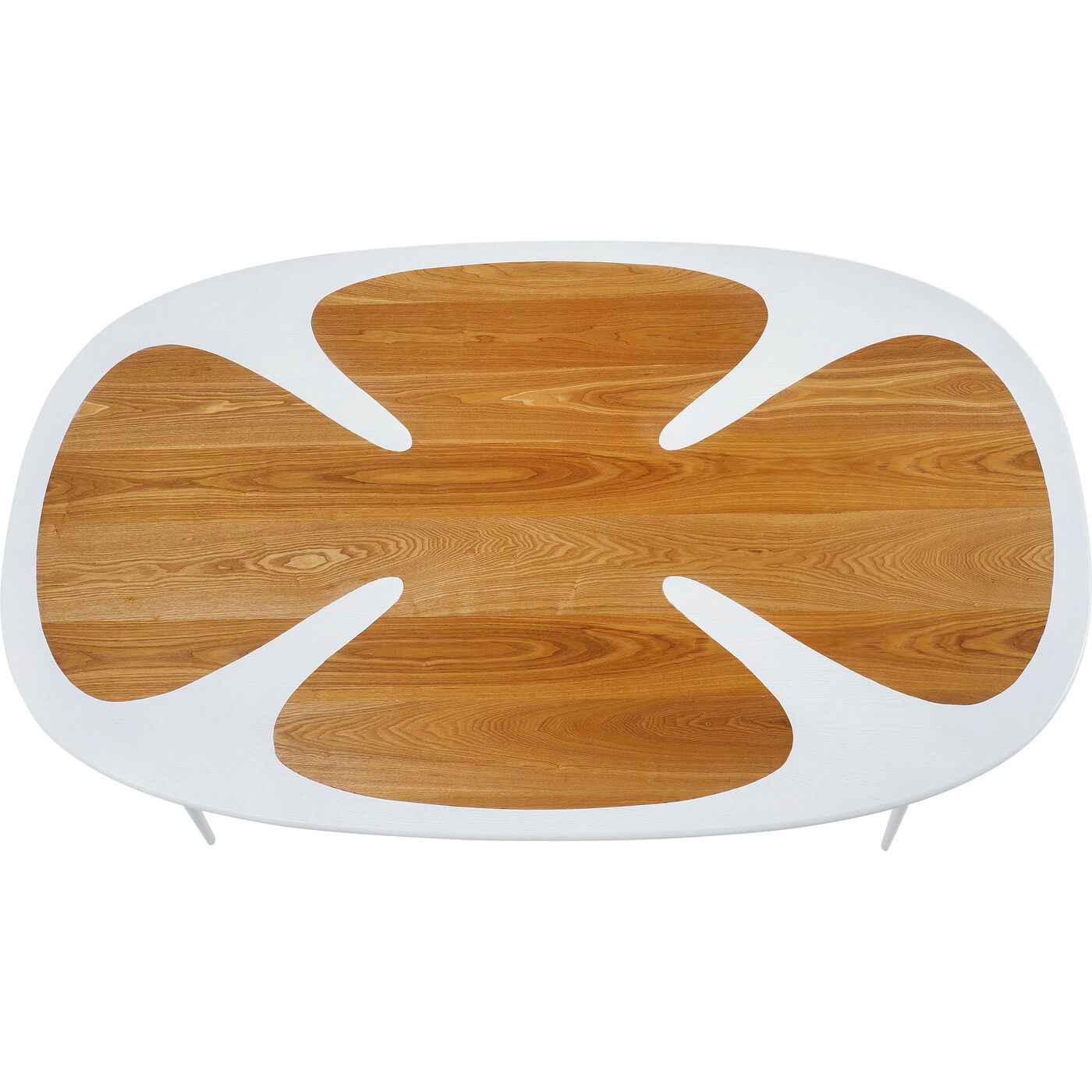 Стол KARE x Karim Rashid Petal Nature White 200x100cm KARE 70857