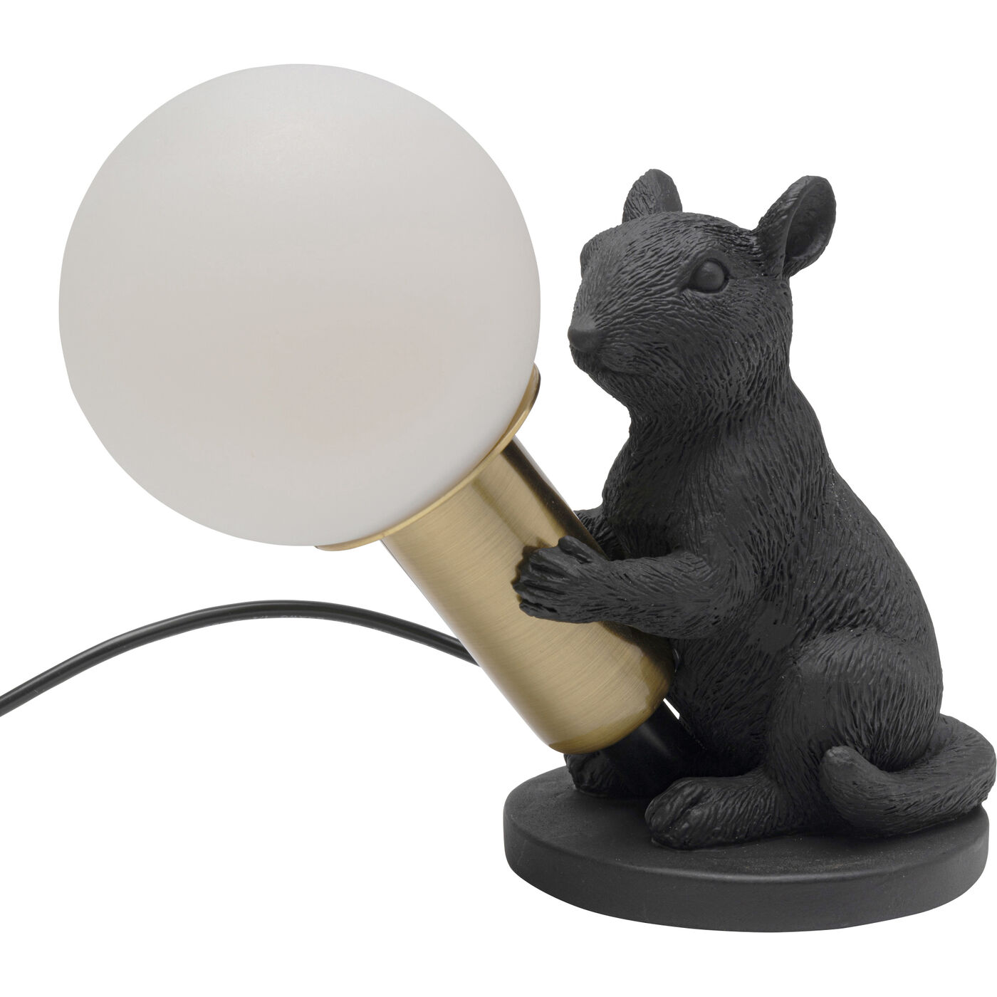 Светильник настольный Animal Chipmunk Black 12cm KARE 56666
