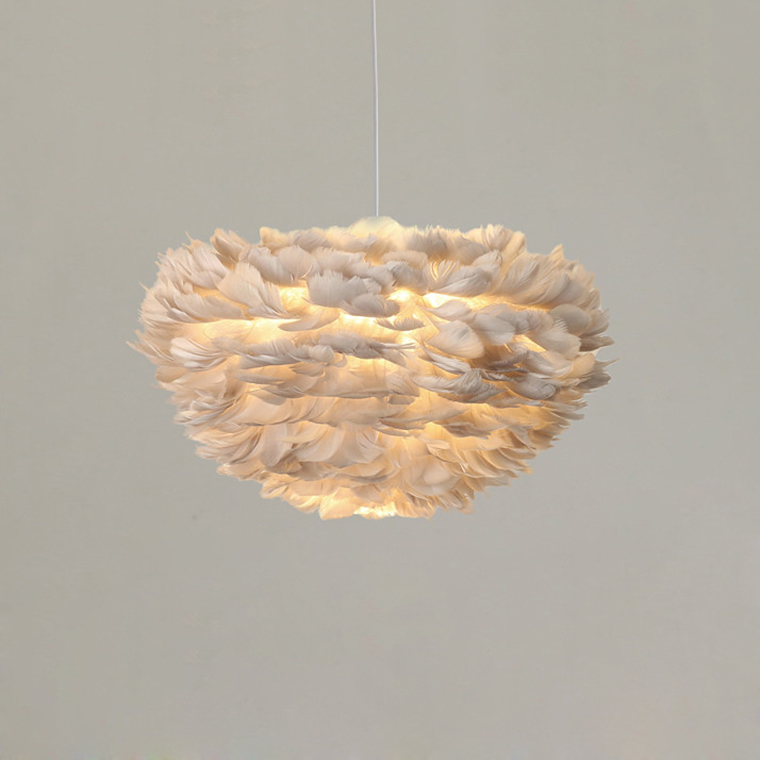Люстра FEATHERS D60 Gray by ImperiumLoft