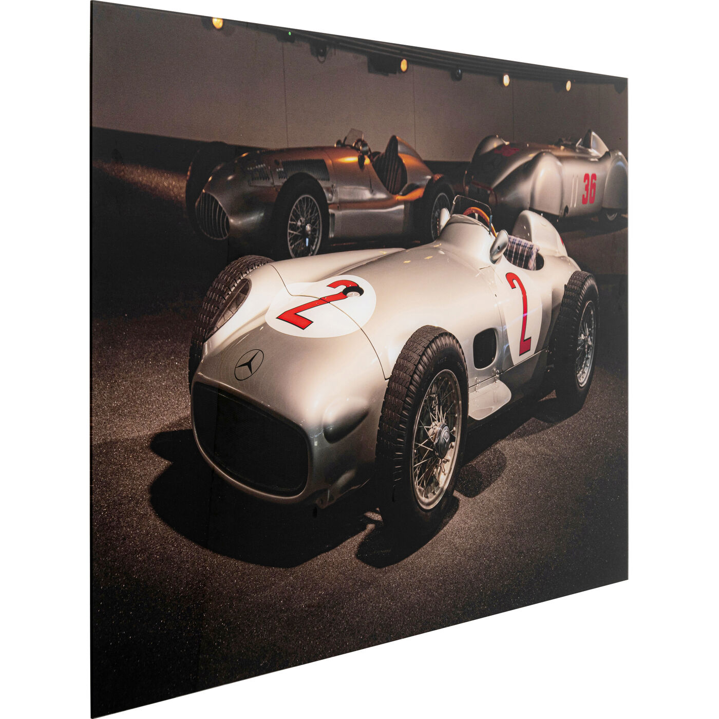 Картина стеклянная Automotive Race 120x80cm KARE 57686