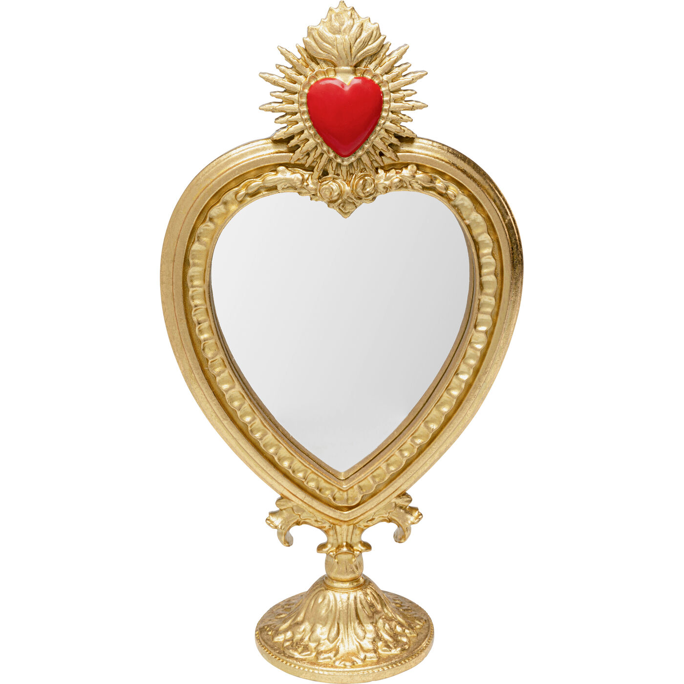 Зеркало настольное Flaming Heart 31cm KARE 70839