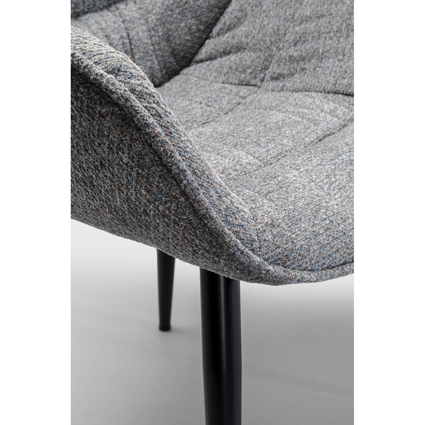 Стул с подлокотниками Thelma Melange Grey KARE 87725