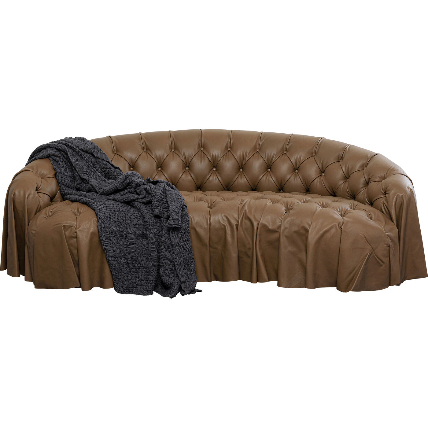 Диван трехместный Drapes 226 см KARE 87795