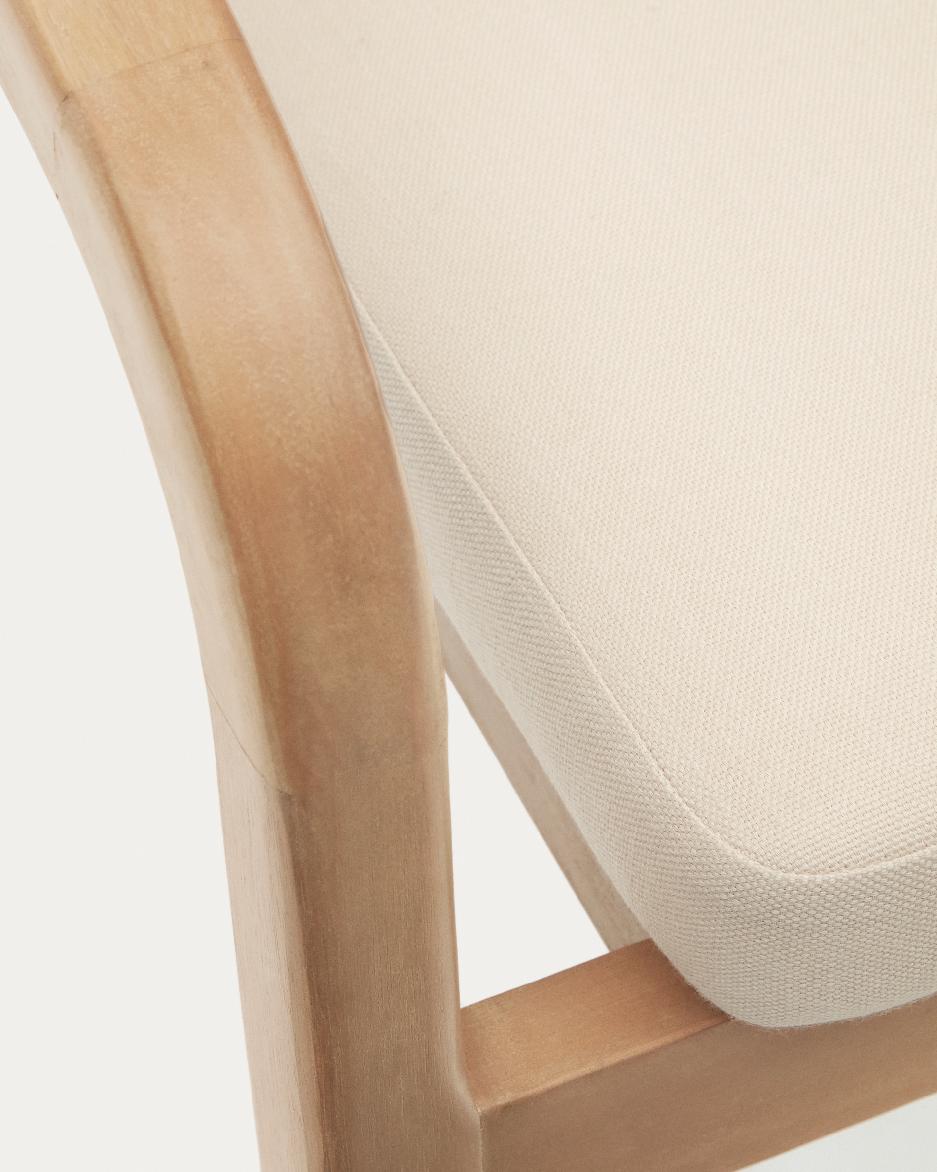 Malaret Стул из массива эвкалипта и белого шнура La Forma (ex Julia Grup)