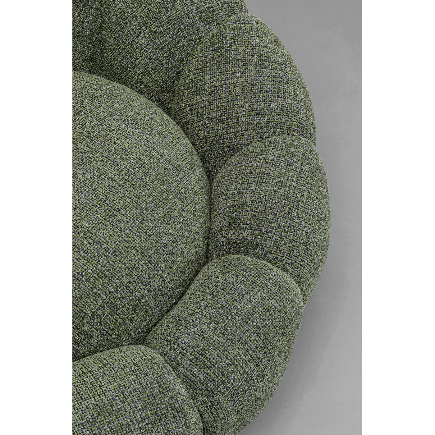 Кресло вращающееся Peppo Bloom Melange Green KARE 87778