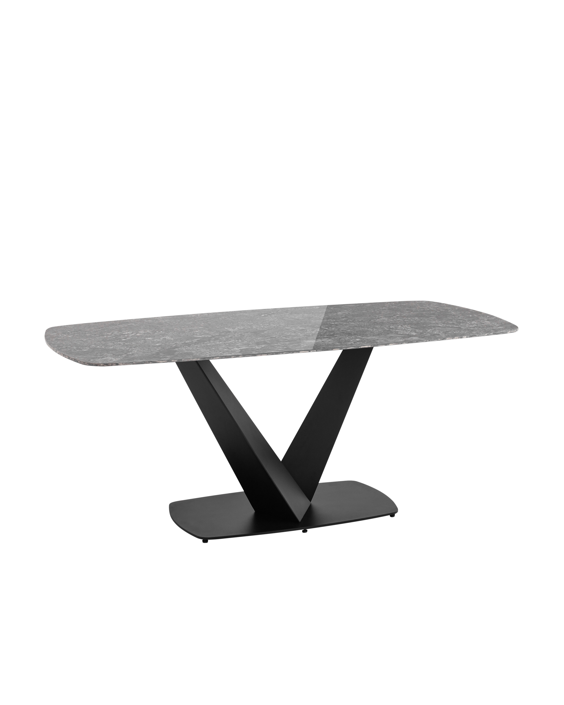Стол обеденный Аврора 180*90 керамика черная Stool Group