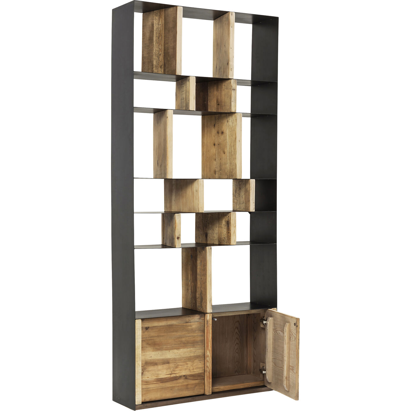 Стеллаж Storm 2-дверный KARE 82059