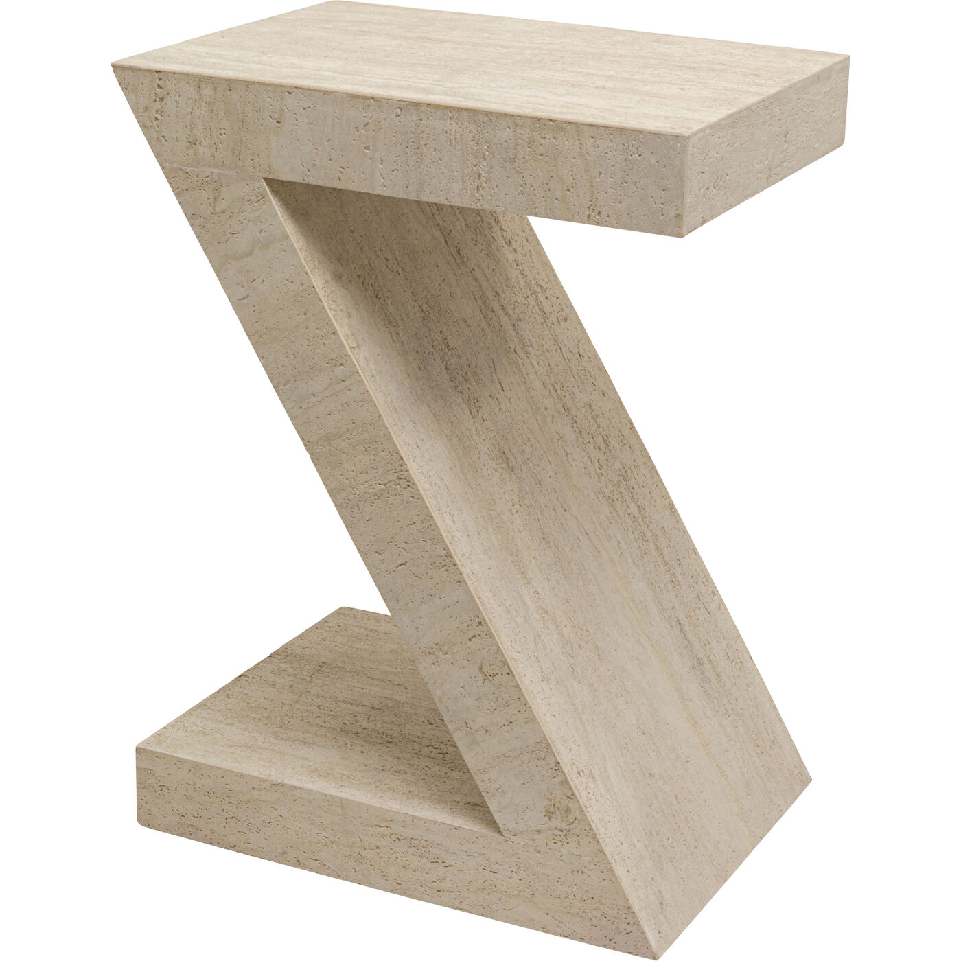 Стол приставной Luxury Z Travertine 60cm KARE 70697