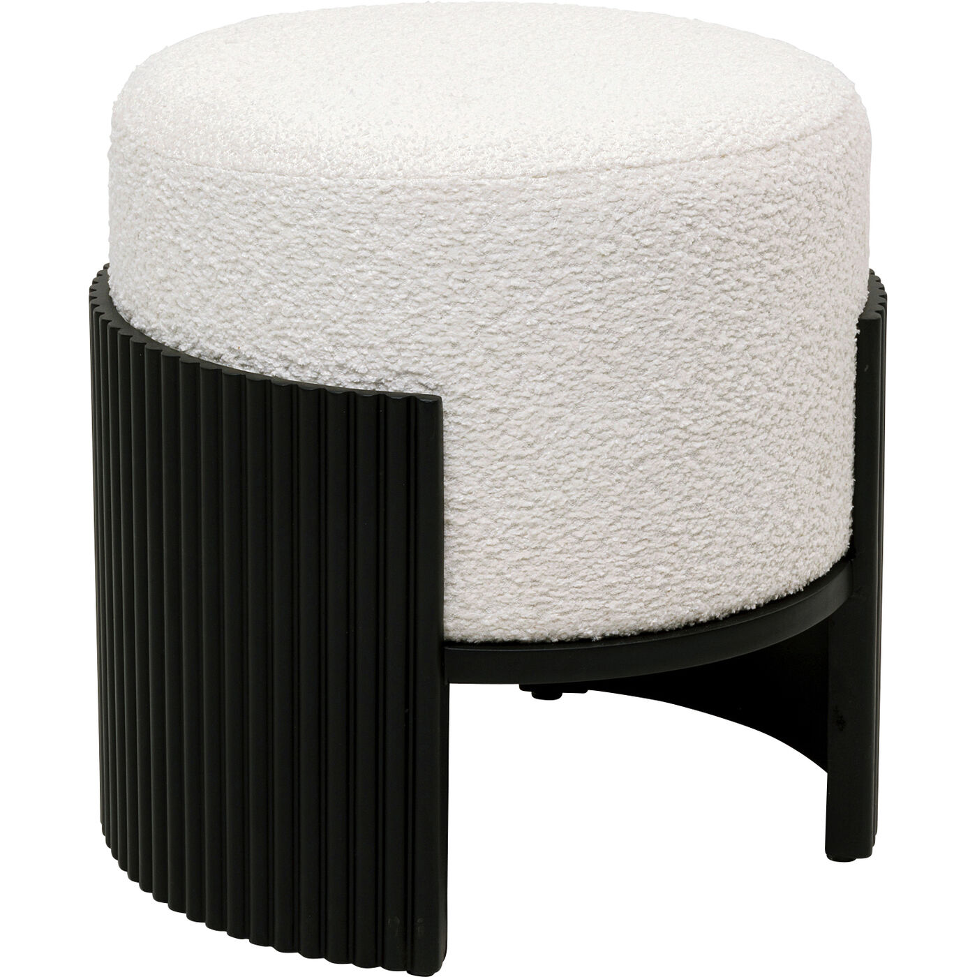 Пуф Samu Black Ø43cm KARE 70934