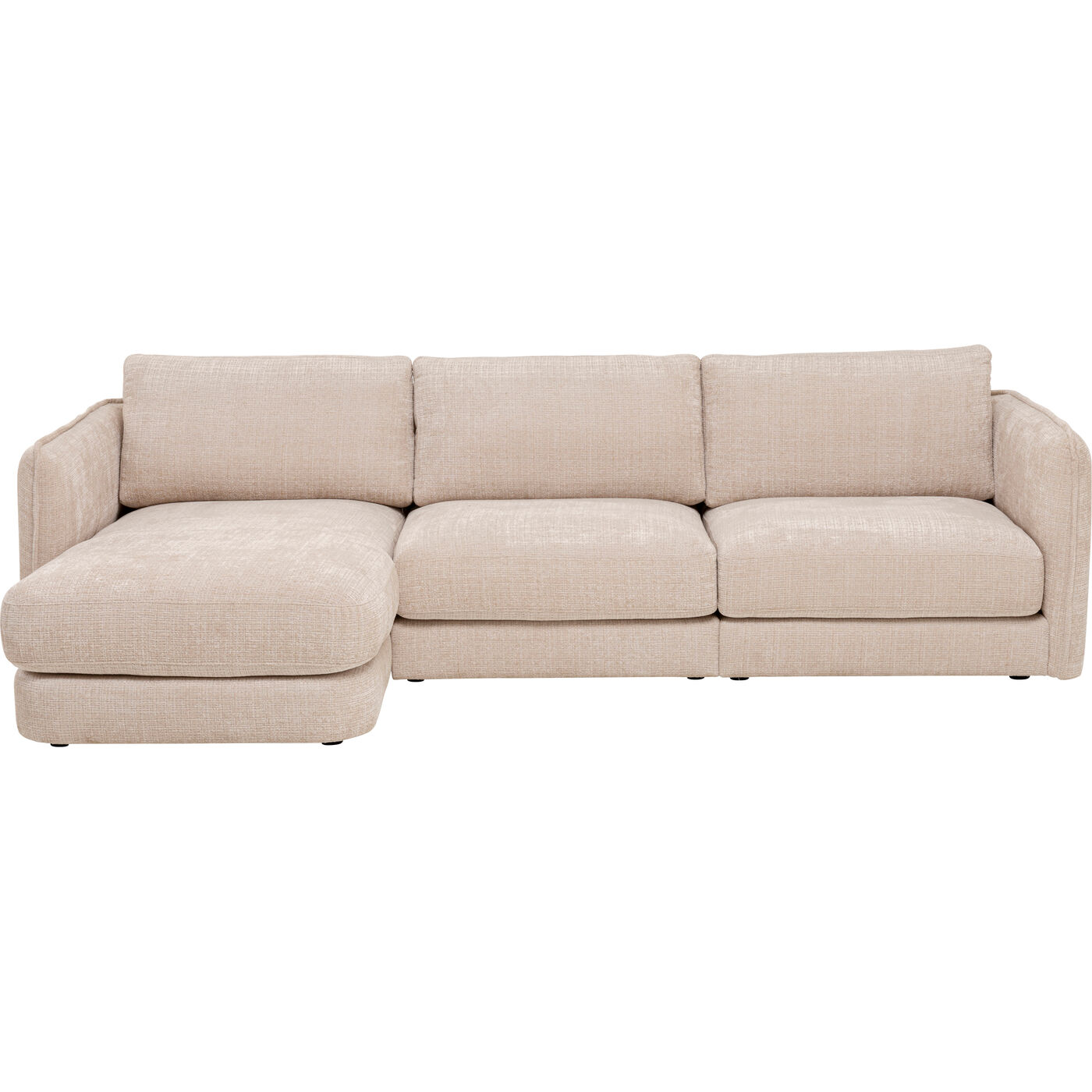 Диван угловой левосторонний Karma Creme Left KARE 70785