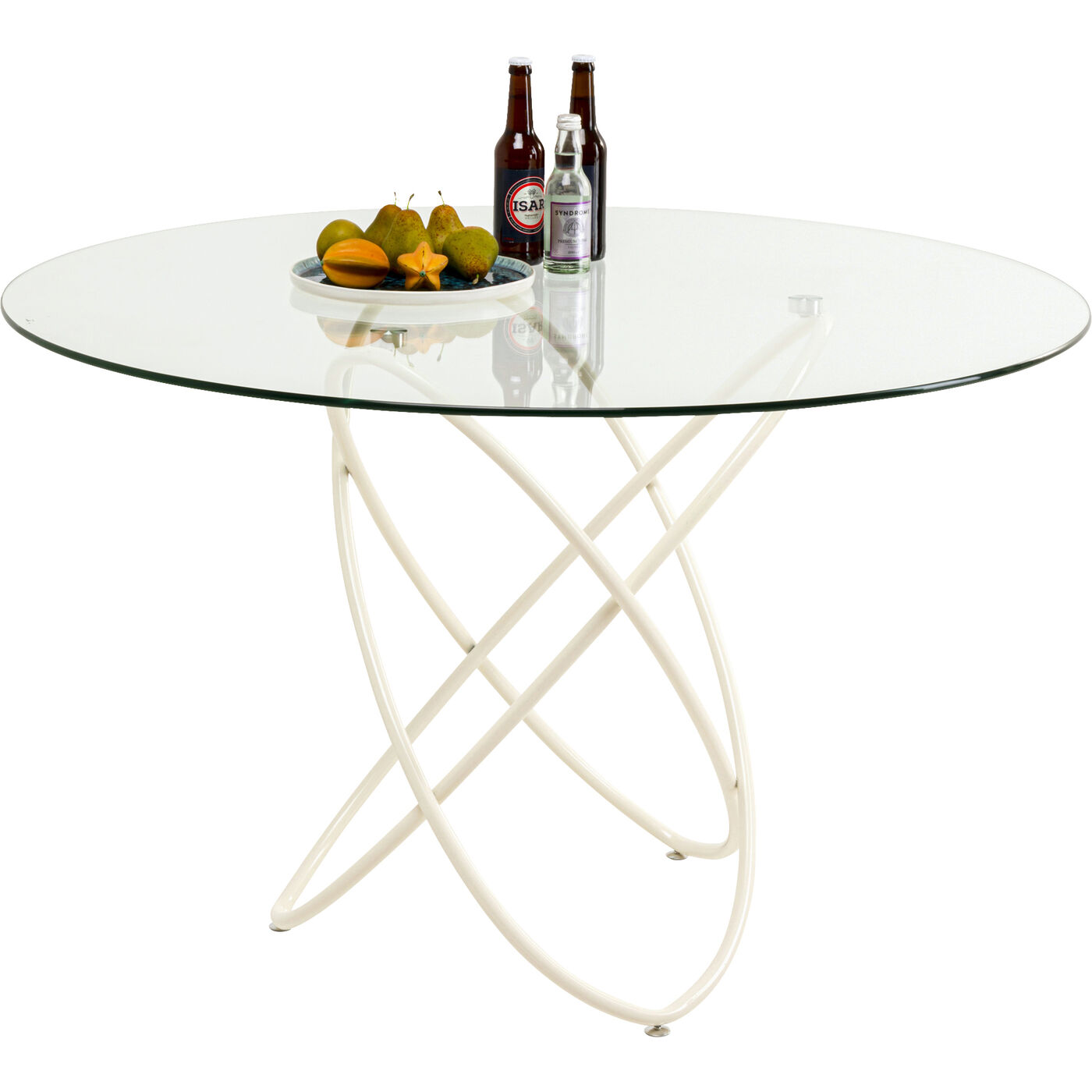 Стол Molekular Greige Ø120cm KARE 70727