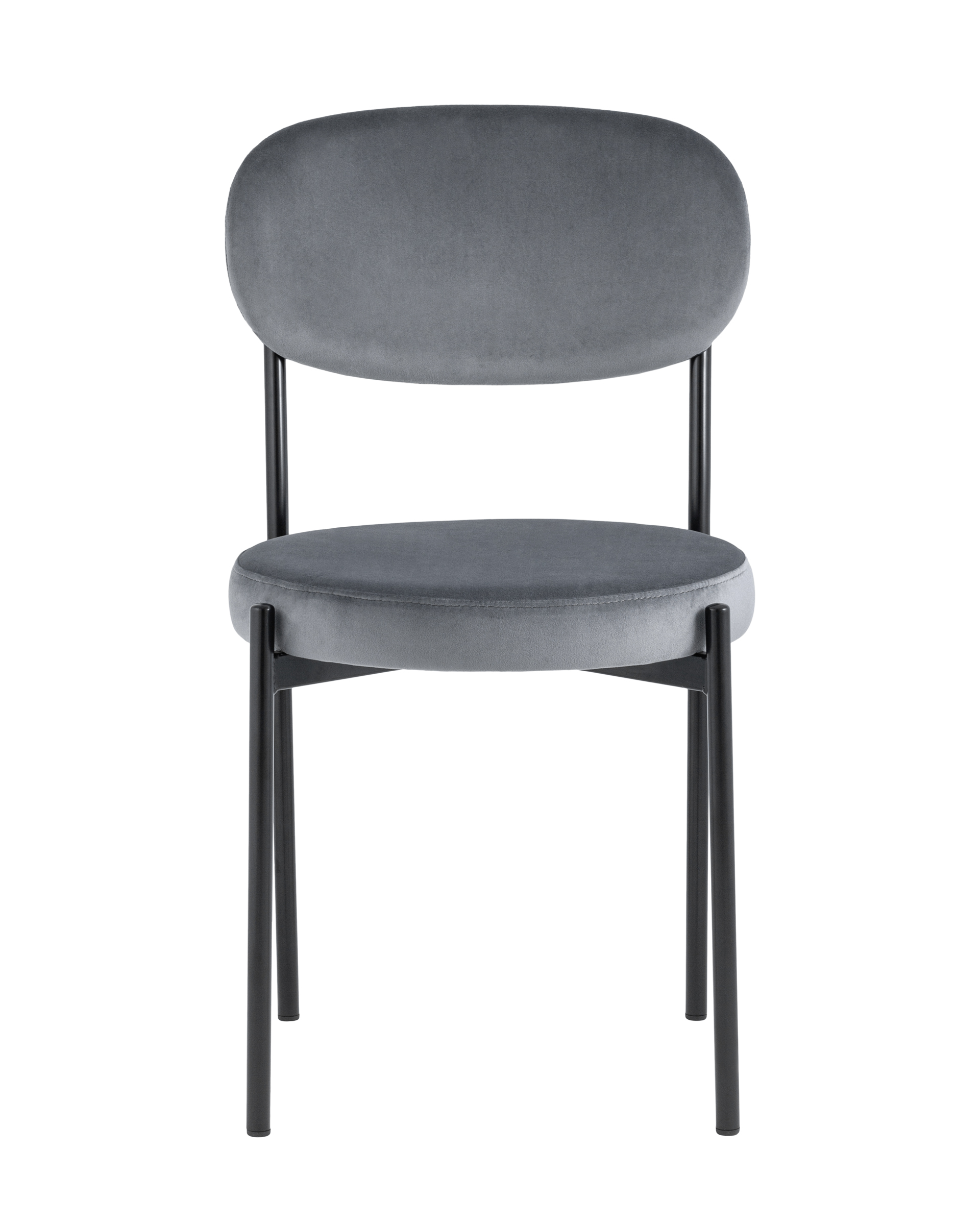 Стул Бриф NEW велюр серый Stool Group