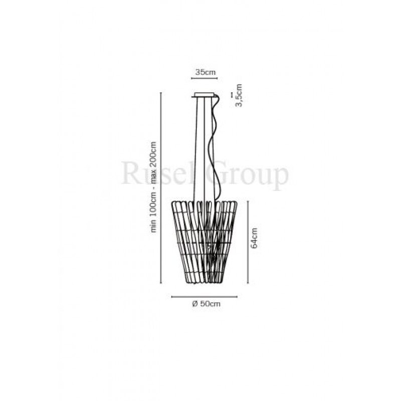 Подвесной светильник Fabbian Stick F23 A09 69