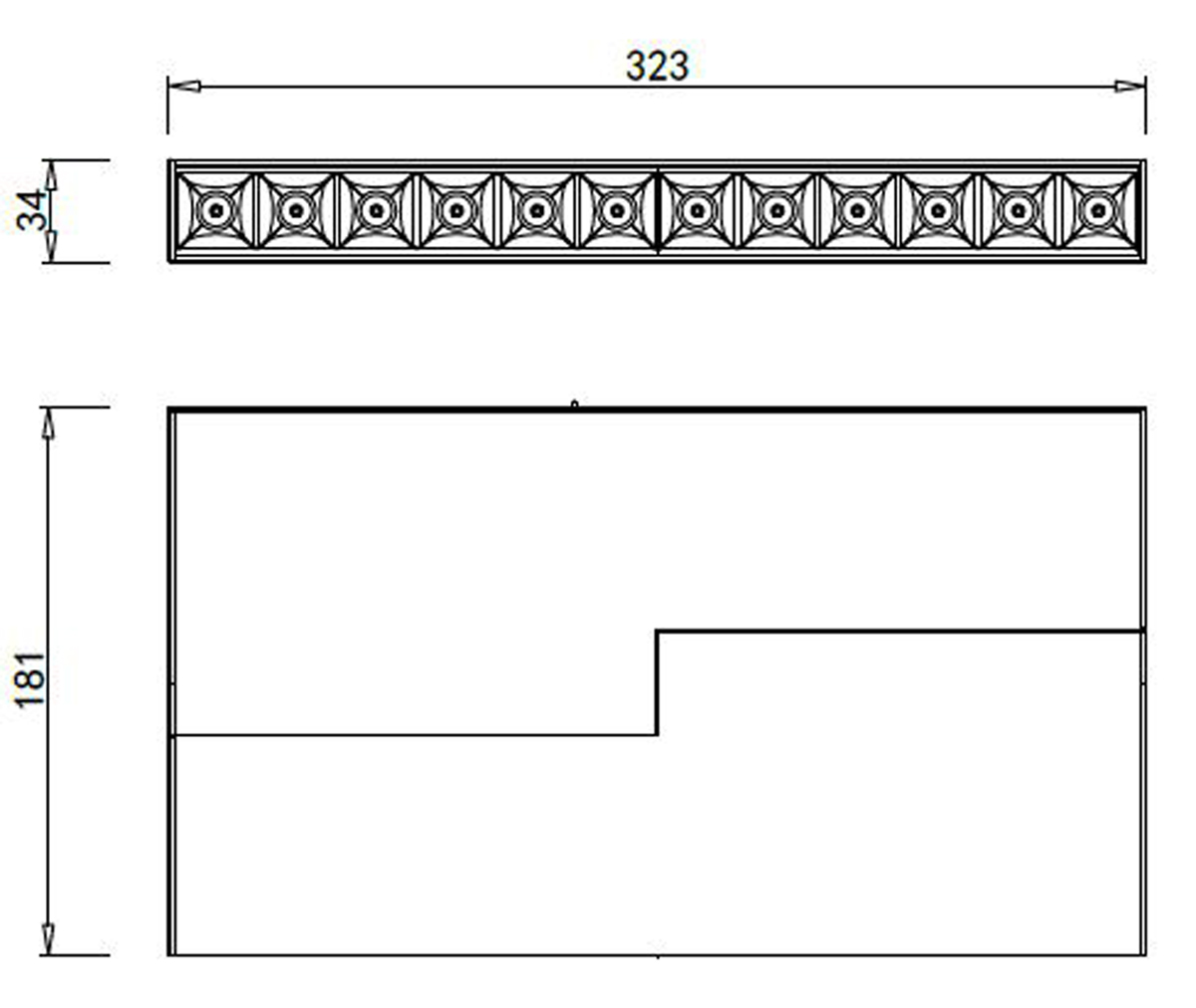 Светодиодный светильник для магнитного шинопровода Donolux DL18786/12M White