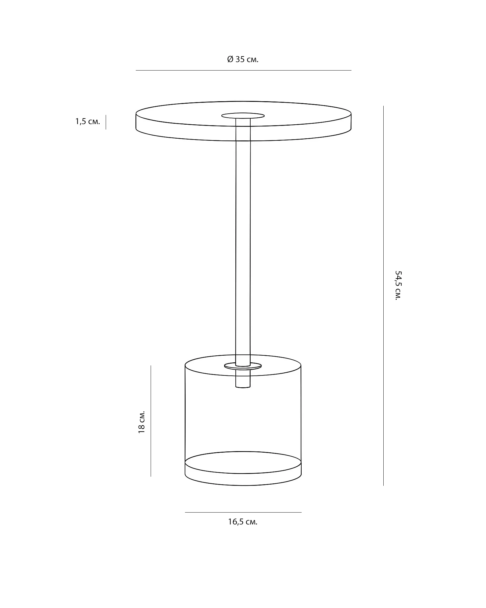 Приставной столик Юкон Louvre Home FST040924RJ
