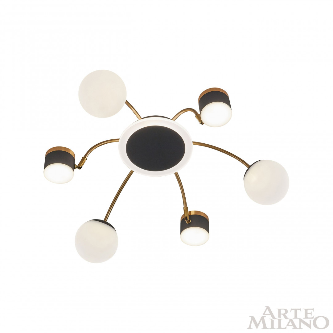Люстра светодиодная 272040/6 BK/GD Arte Milano