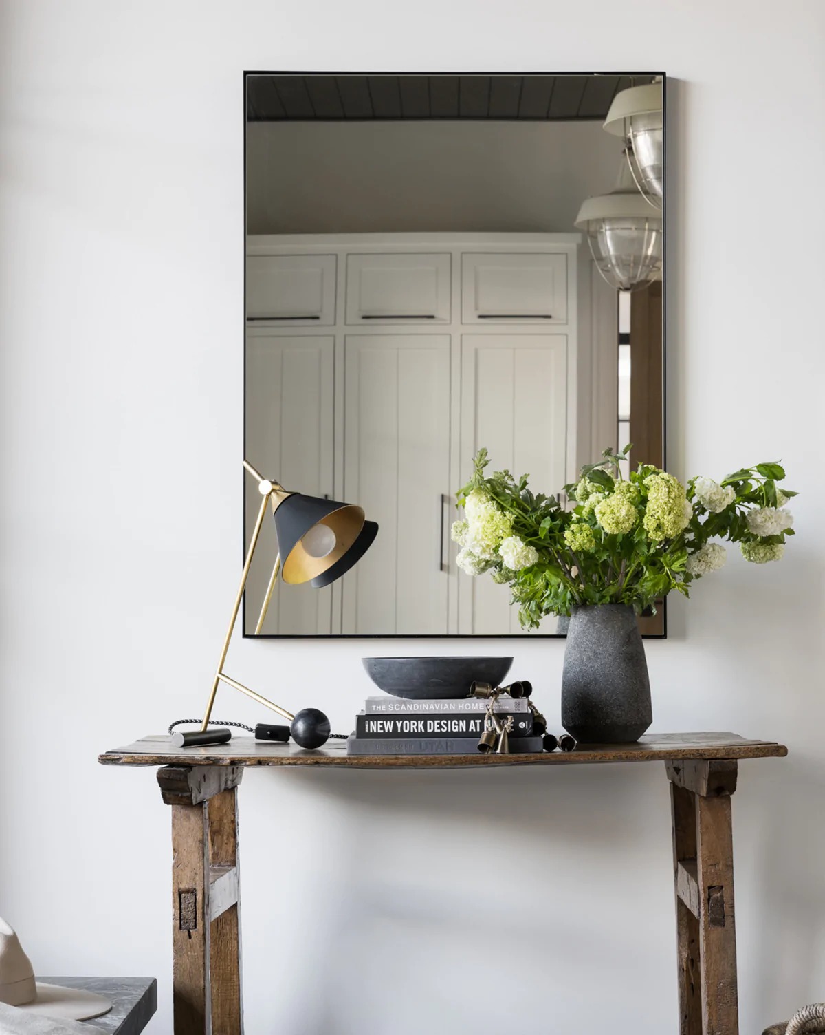 Зеркало в чёрной раме Ноулз Louvre Home LHDWM8531ZYH-black
