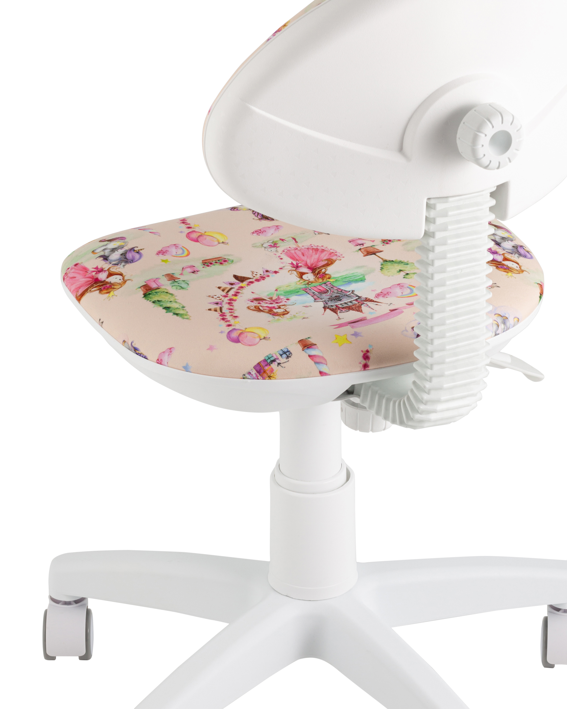 Кресло компьютерное детское УМКА Princesski пластик белый Stool Group