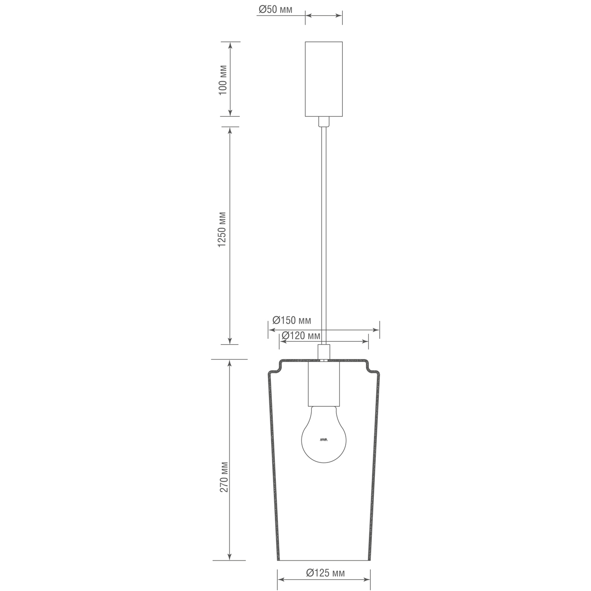 Подвес Donolux S111058.1Smoky