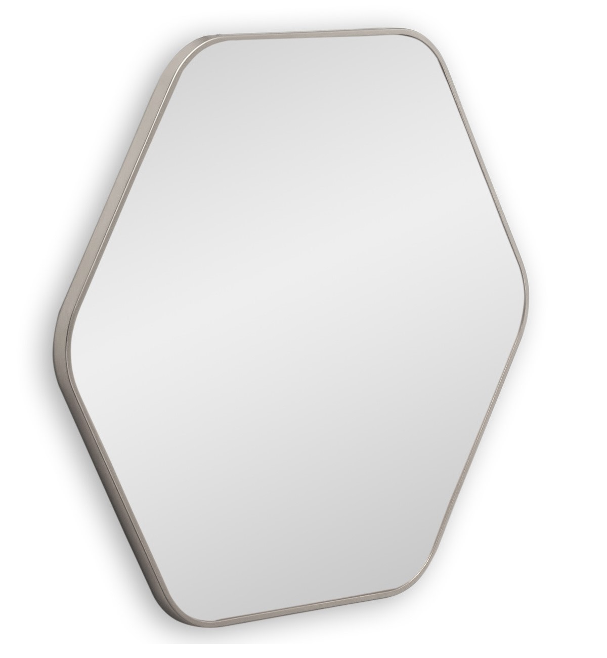 Hexagon M Silver Зеркало в тонкой раме Smal Art-Zerkalo SM155SL