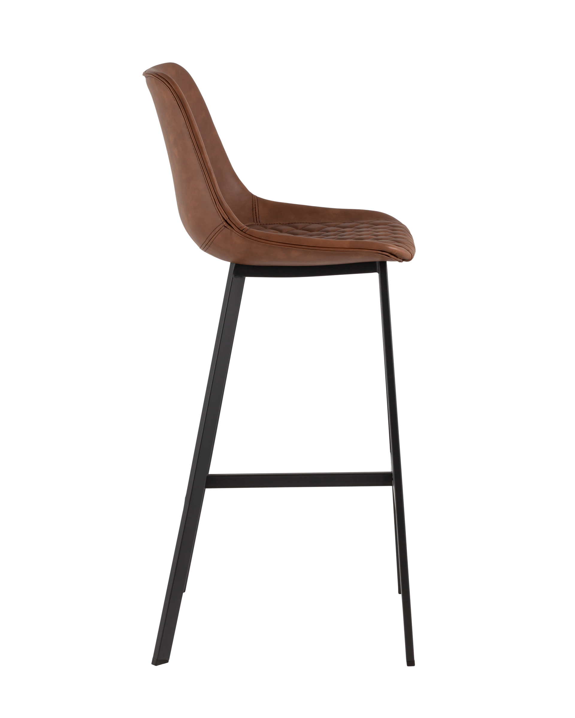 Стул барный TEXAS экокожа коричневый Stool Group