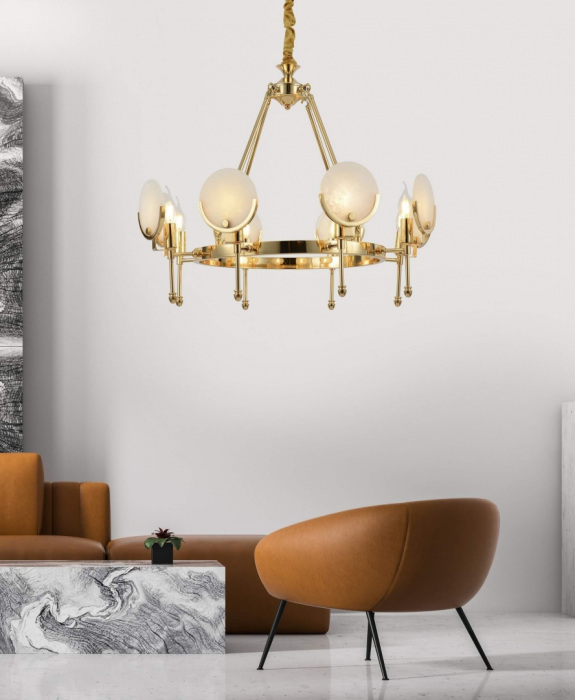 Подвесной светильник Lumina Deco LDP 8010-8 F.GD