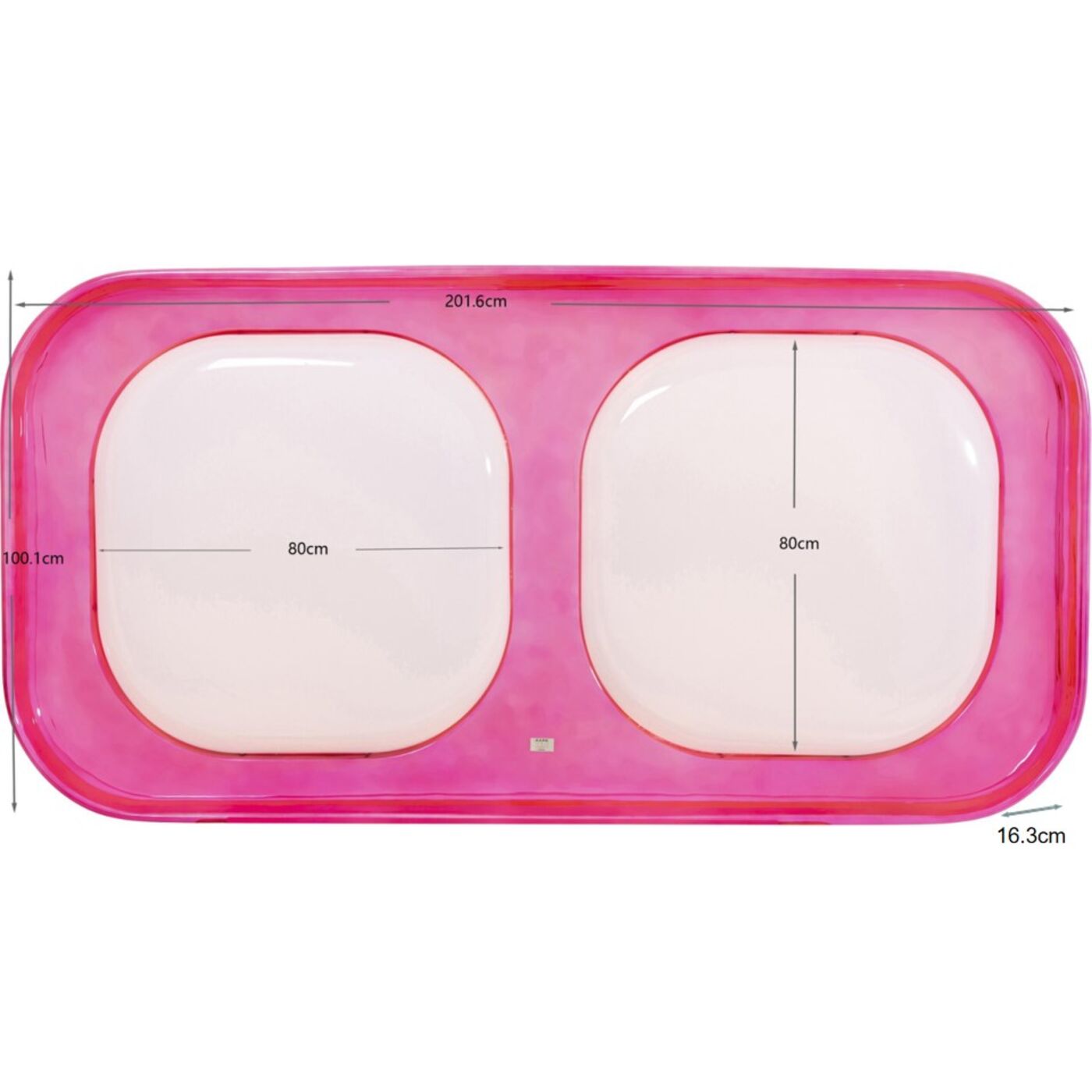 Светильник подвесной Cloud Beam Pink 202cm KARE 57761