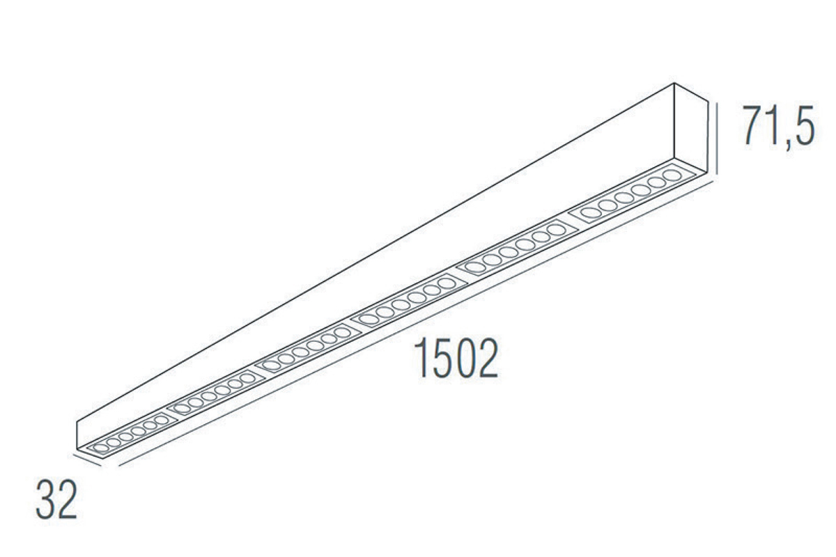 Подвесной светодиодный светильник Donolux DL18515S121W36.34.1500BB