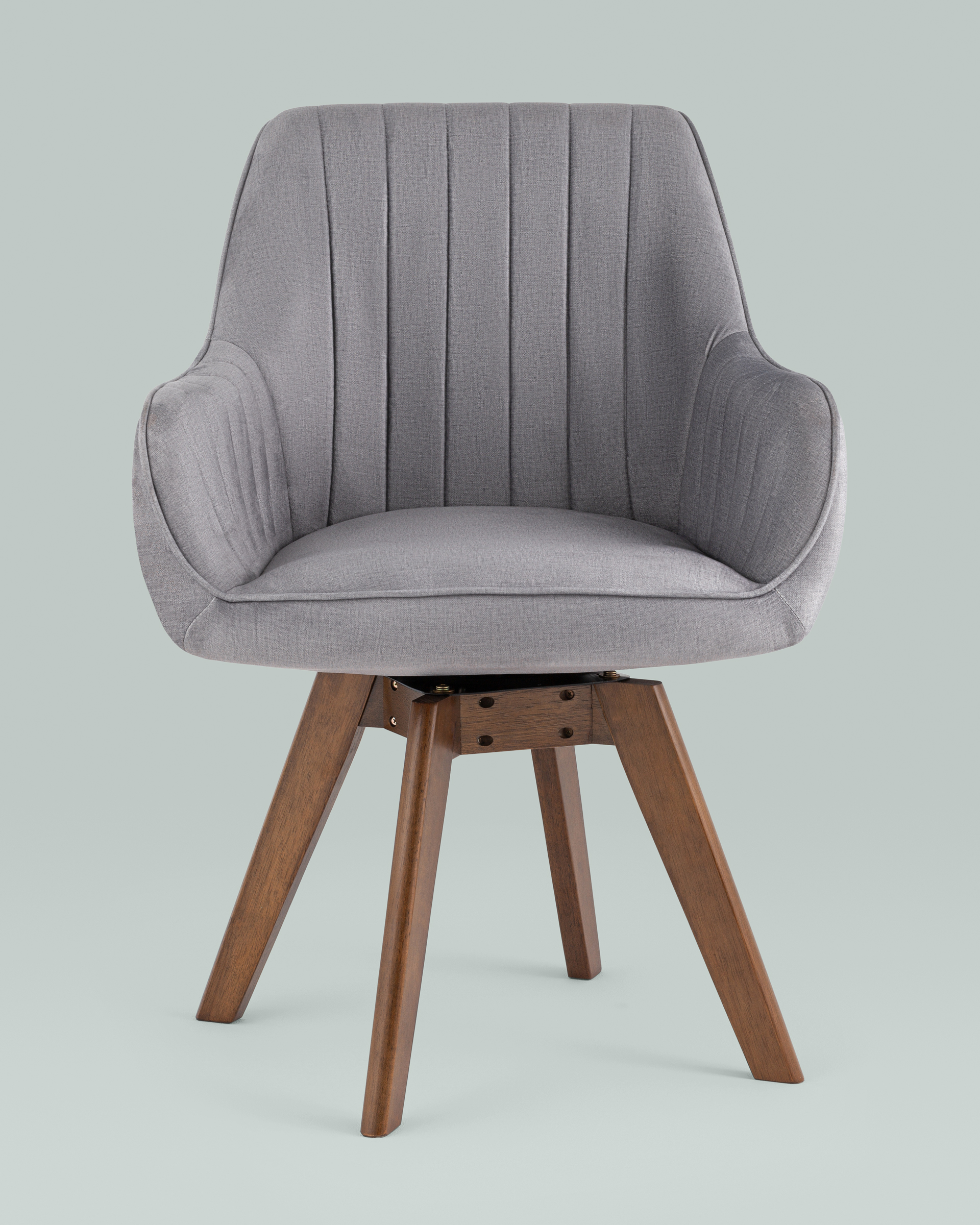 Стул обеденный вращающийся MANS NEW серый Stool Group