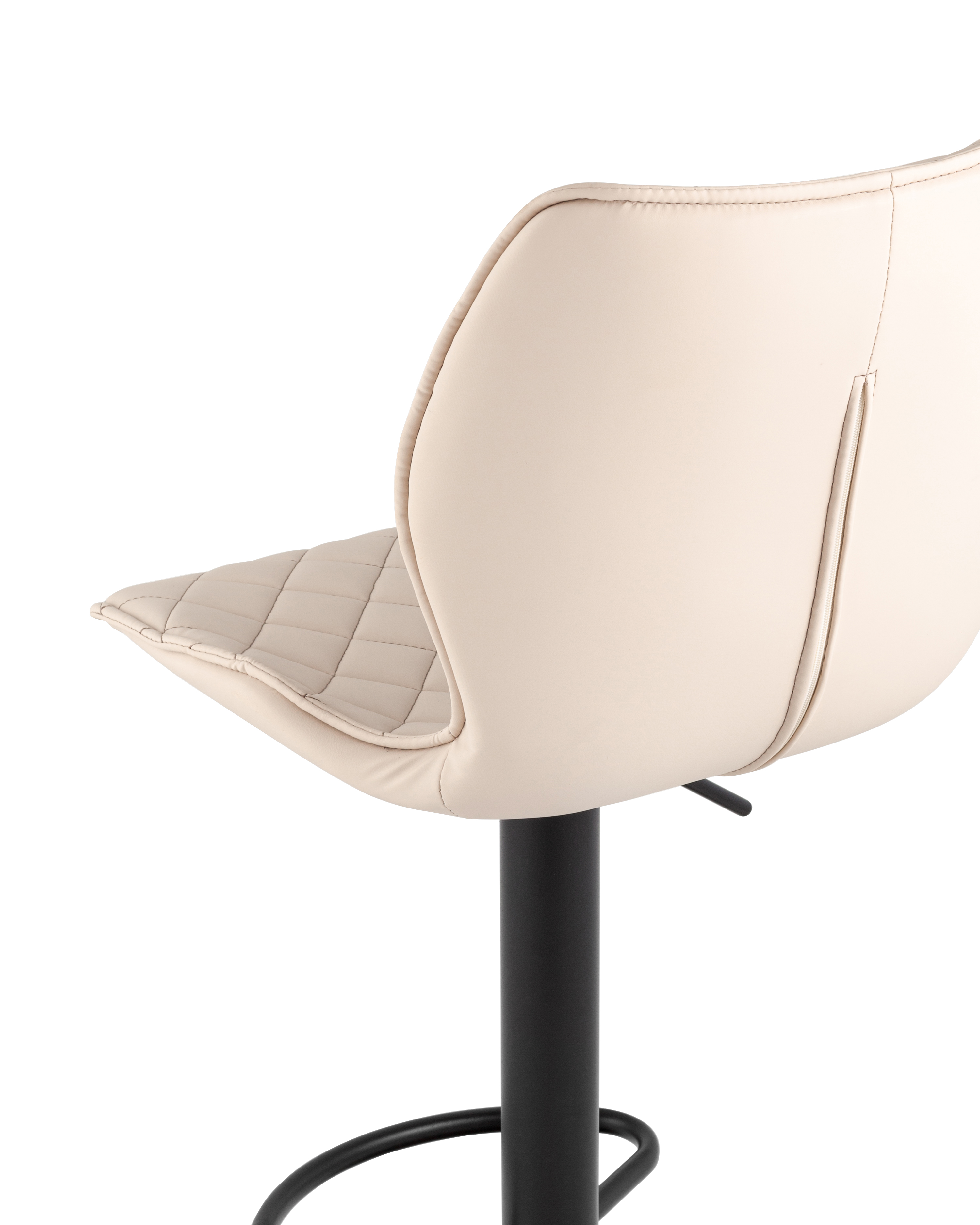 Стул барный Dome экокожа светло-серый Stool Group