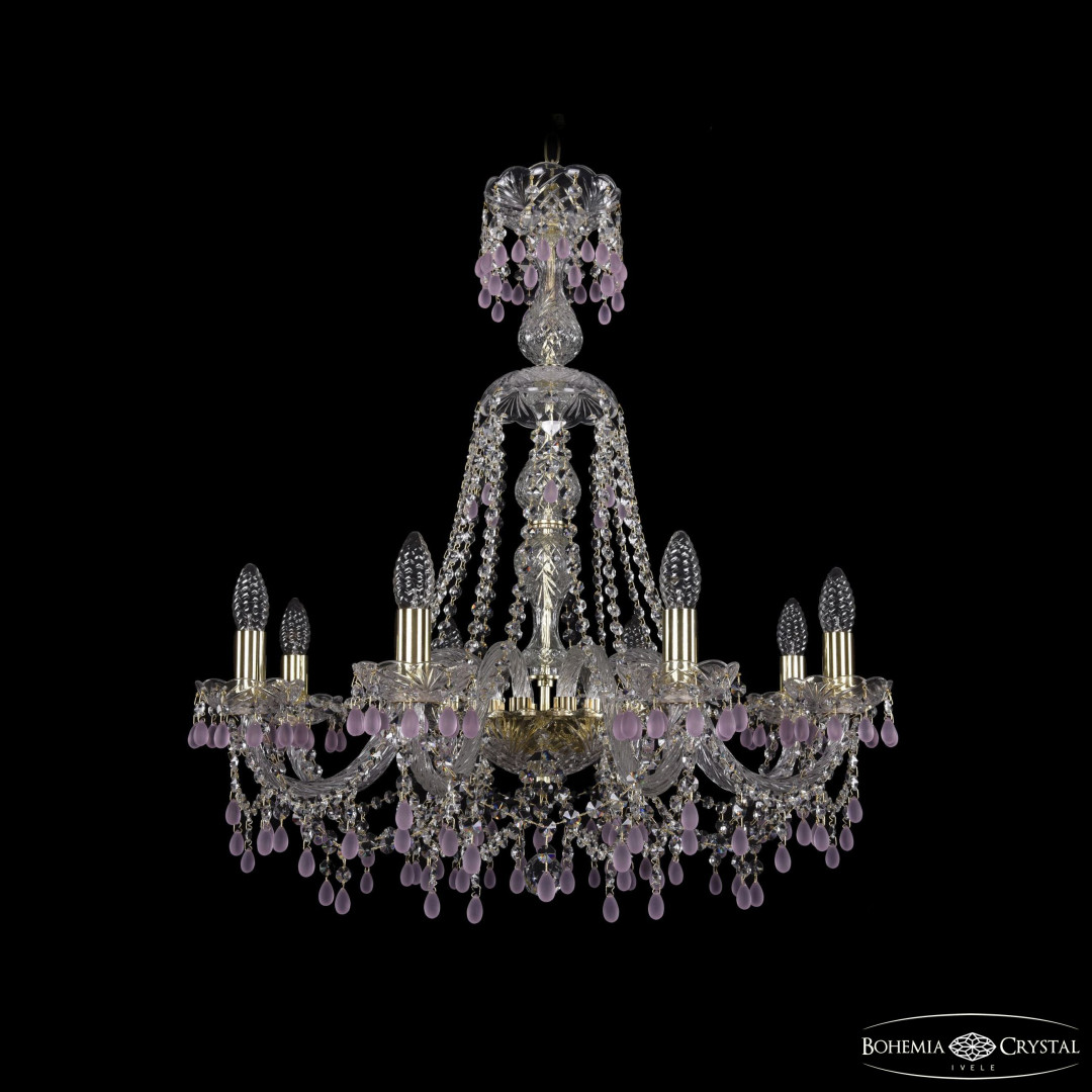 Люстра хрустальная 1410/8/240/XL-74 G V7010 Bohemia Ivele Crystal