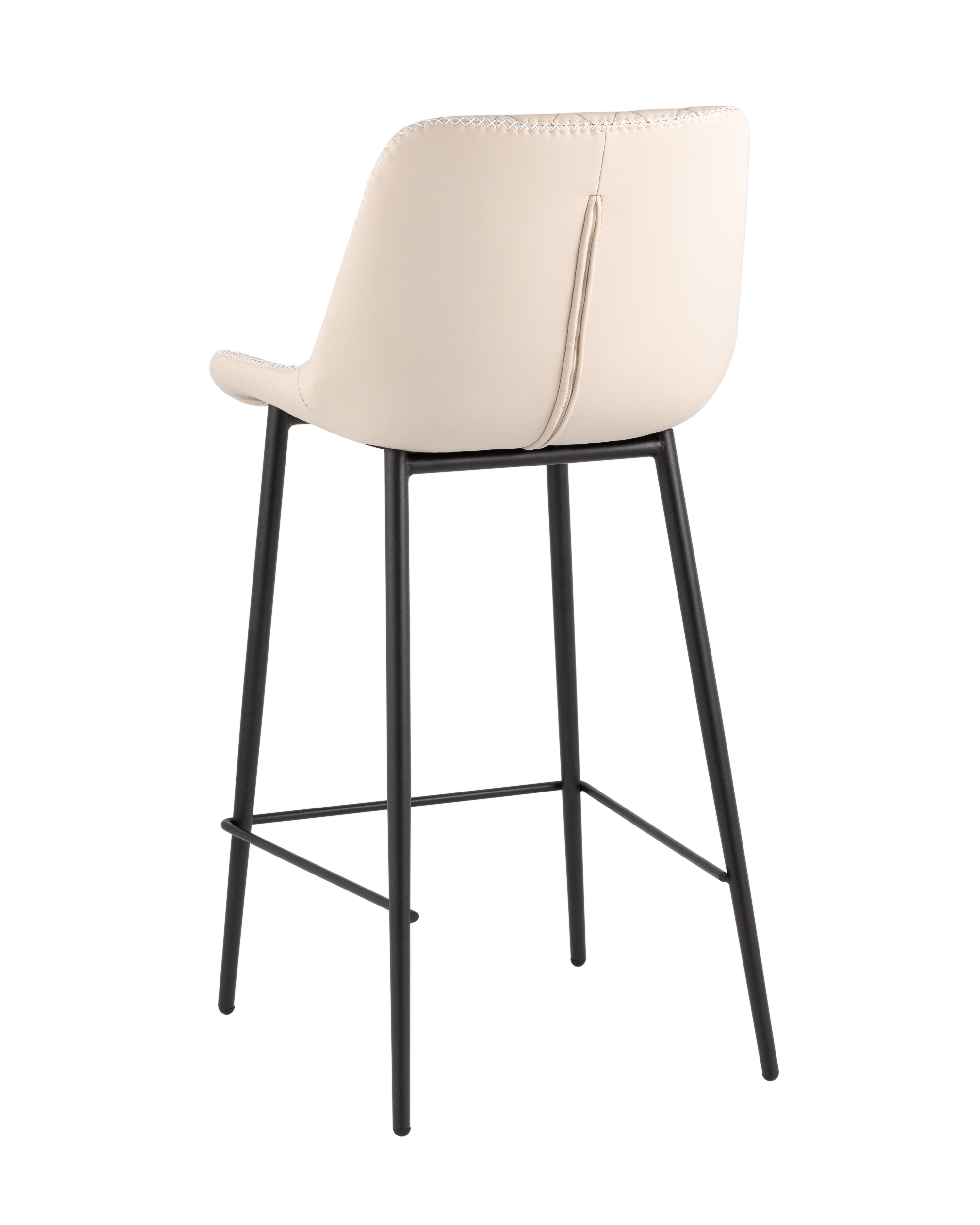 Стул барный Arch экокожа светло-серый Stool Group