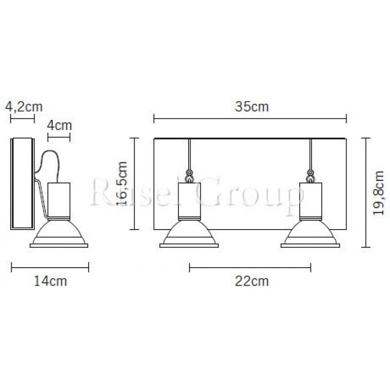 Настенно-потолочный светильник Fabbian Book D85 G13 61