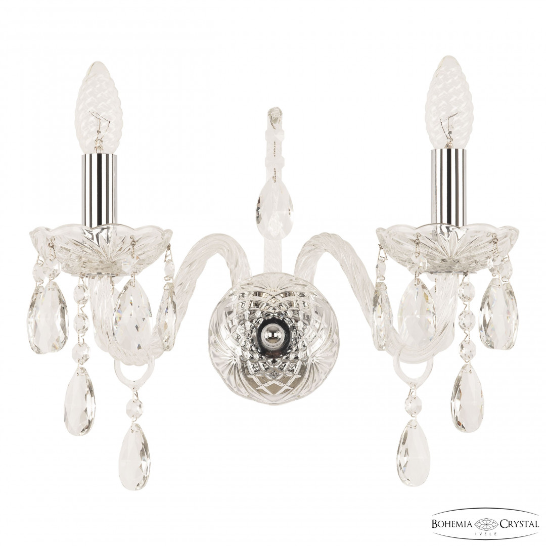 Бра хрустальные 105B/2/165 Ni Bohemia Ivele Crystal