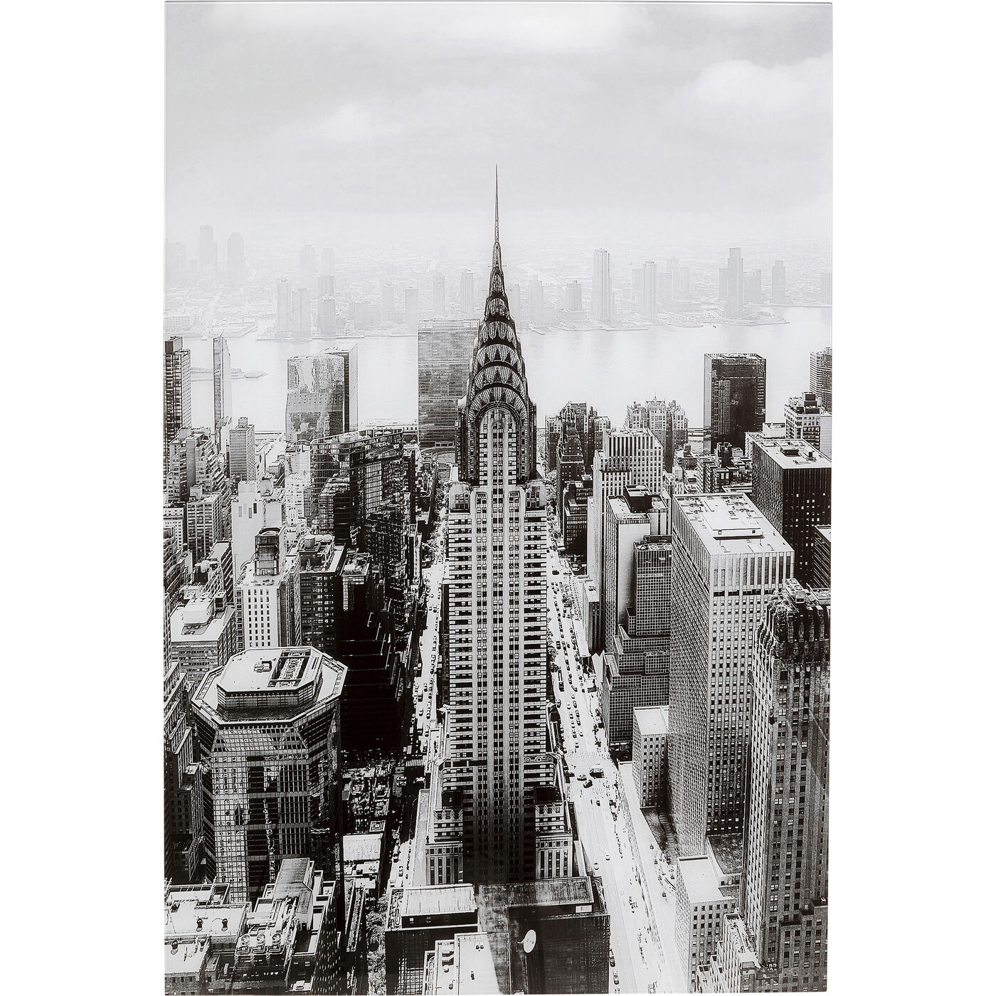Картина стеклянная Manhattan View 120x80cm KARE 56582