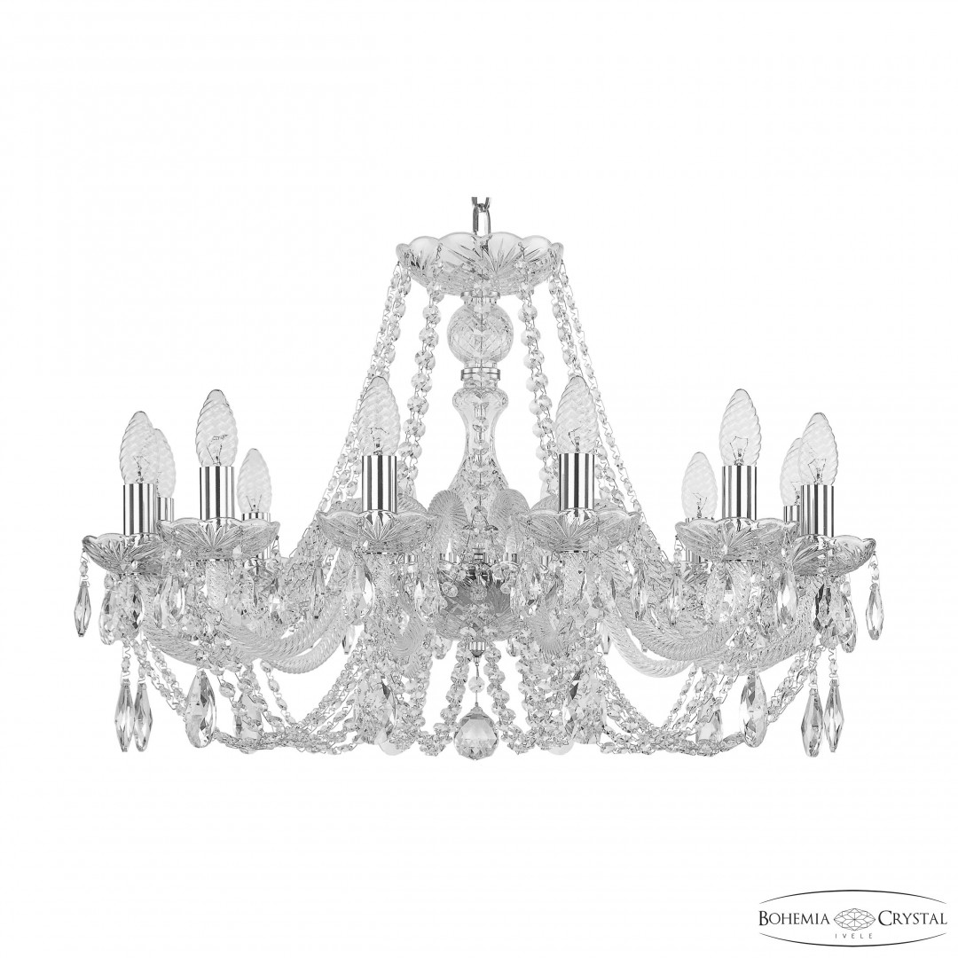 Люстра хрустальная 101/12/240 Ni Bohemia Ivele Crystal