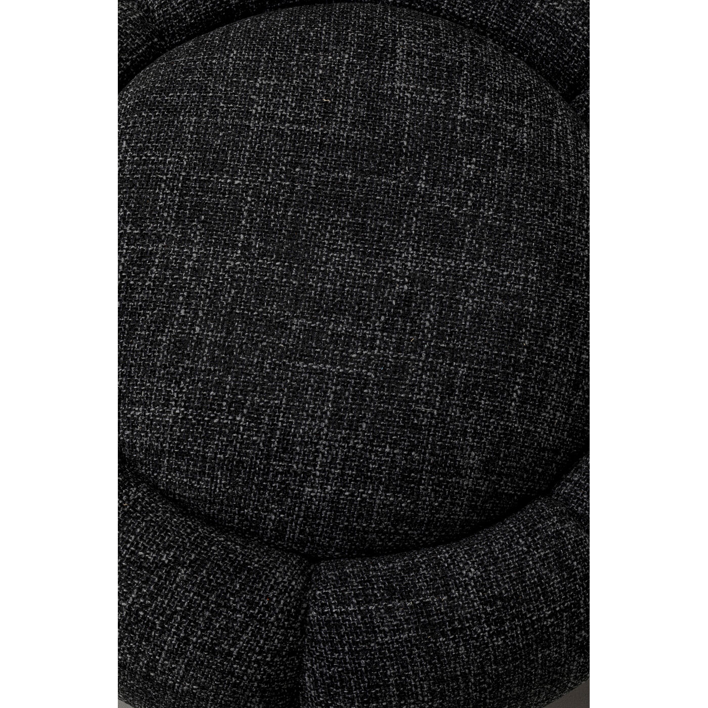 Пуф Peppo Bloom Melange Black Ø72cm KARE 88045