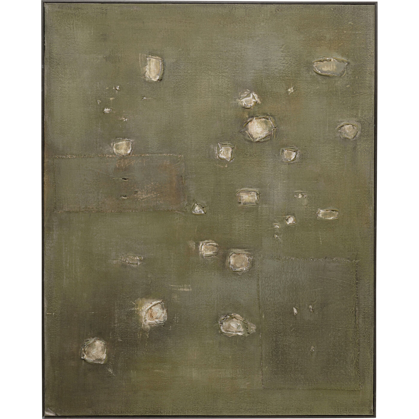 Картина на холсте Moody Green 150x120cm KARE 57542