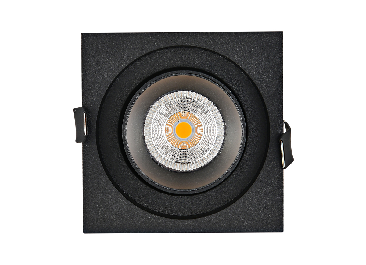 Встраиваемый светодиодный светильник Donolux DL18621/01SQ Black Dim