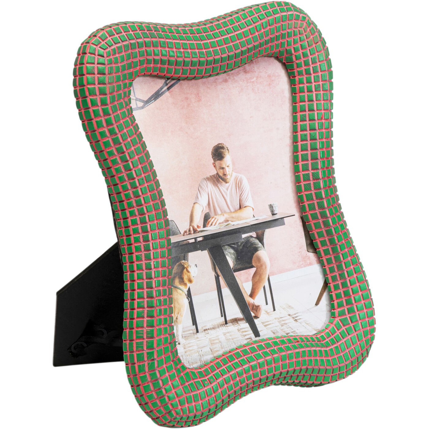 Фоторамка Wavy Green 18x23cm KARE 56181