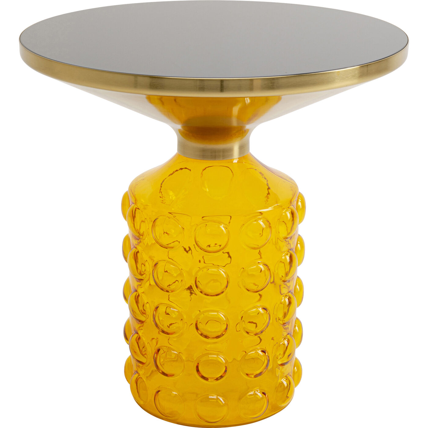 Стол приставной Lola Yellow Ø50cm KARE 70643