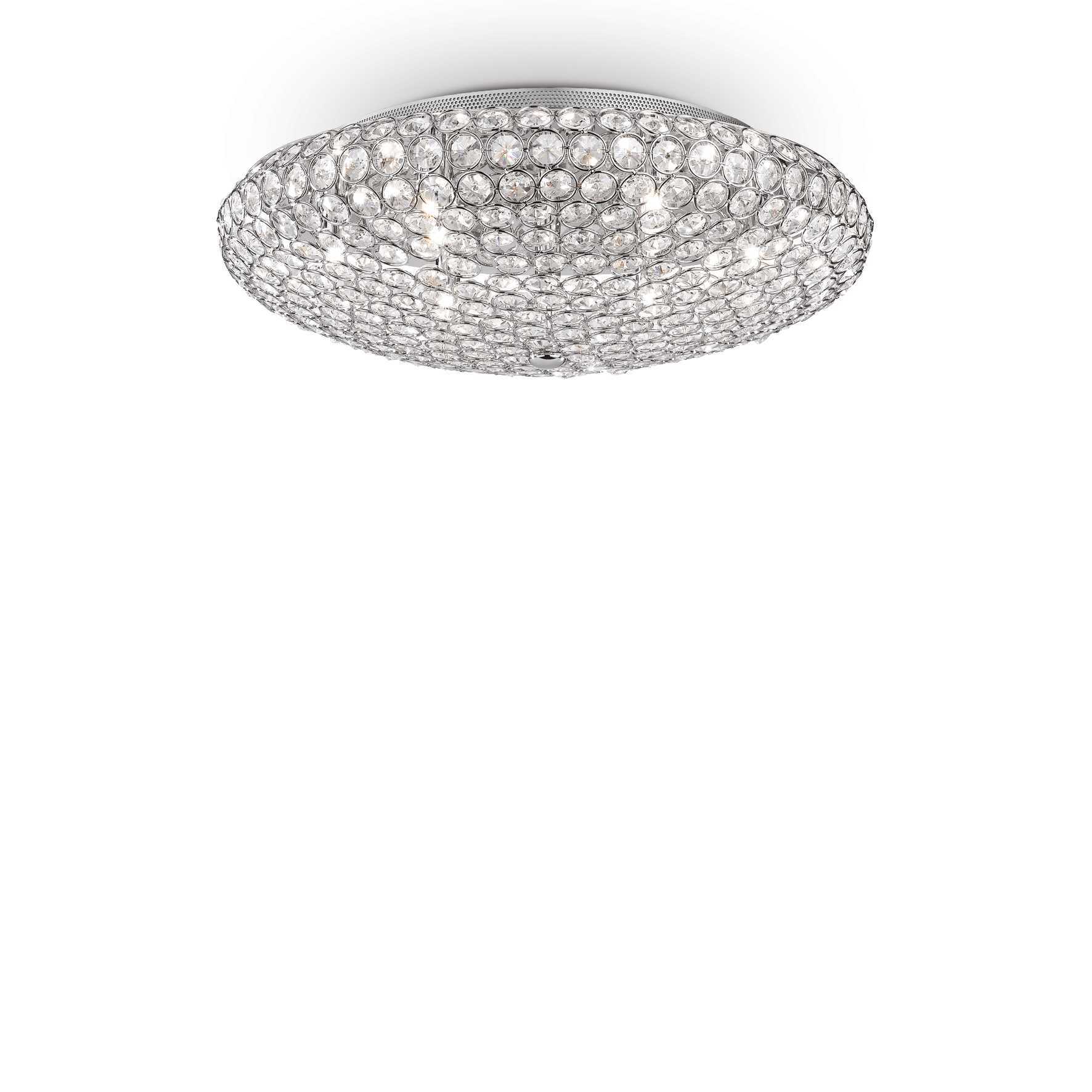 Потолочный светильник Ideal Lux KING PL9 CROMO 073255