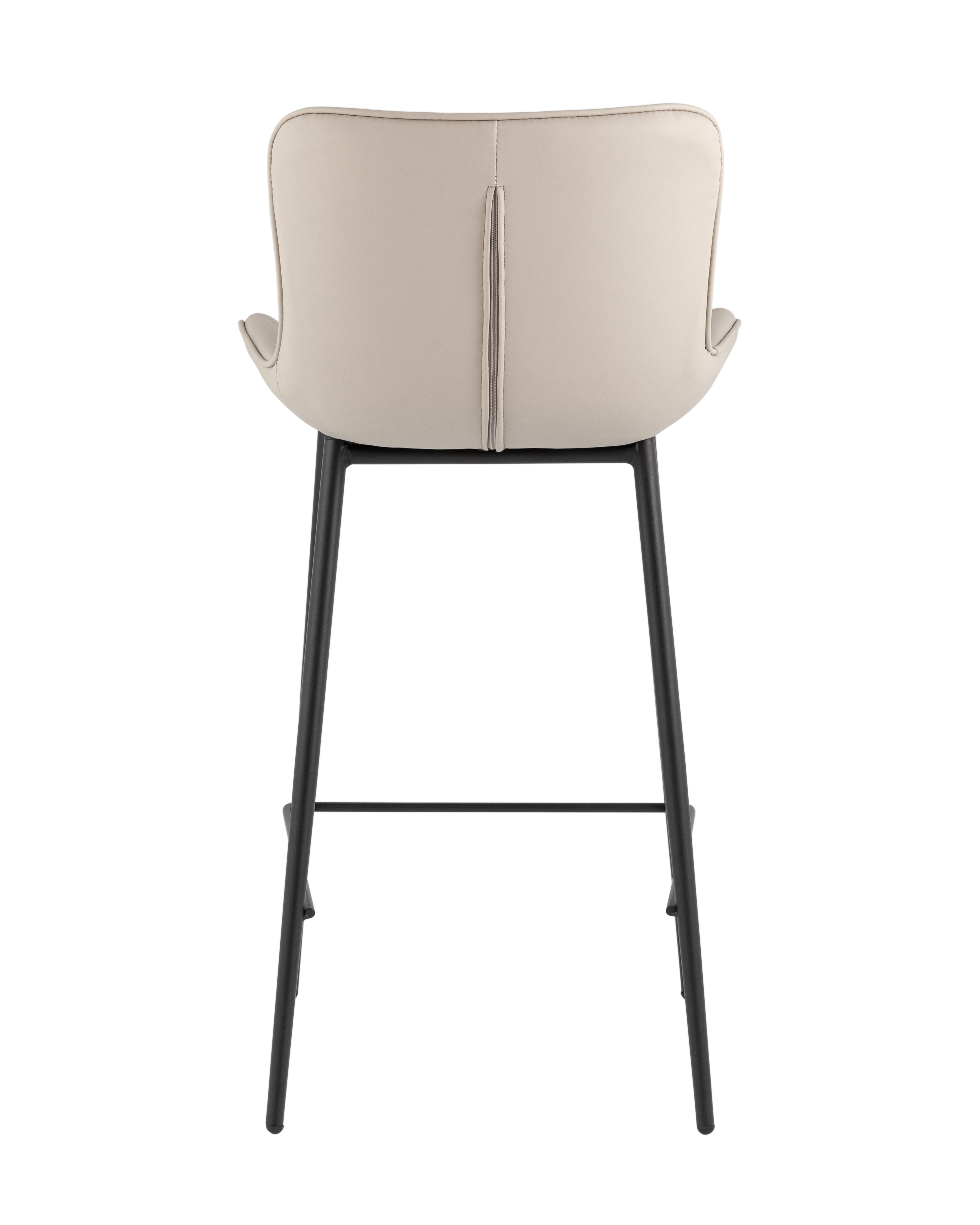 Стул барный Vault экокожа серый Stool Group